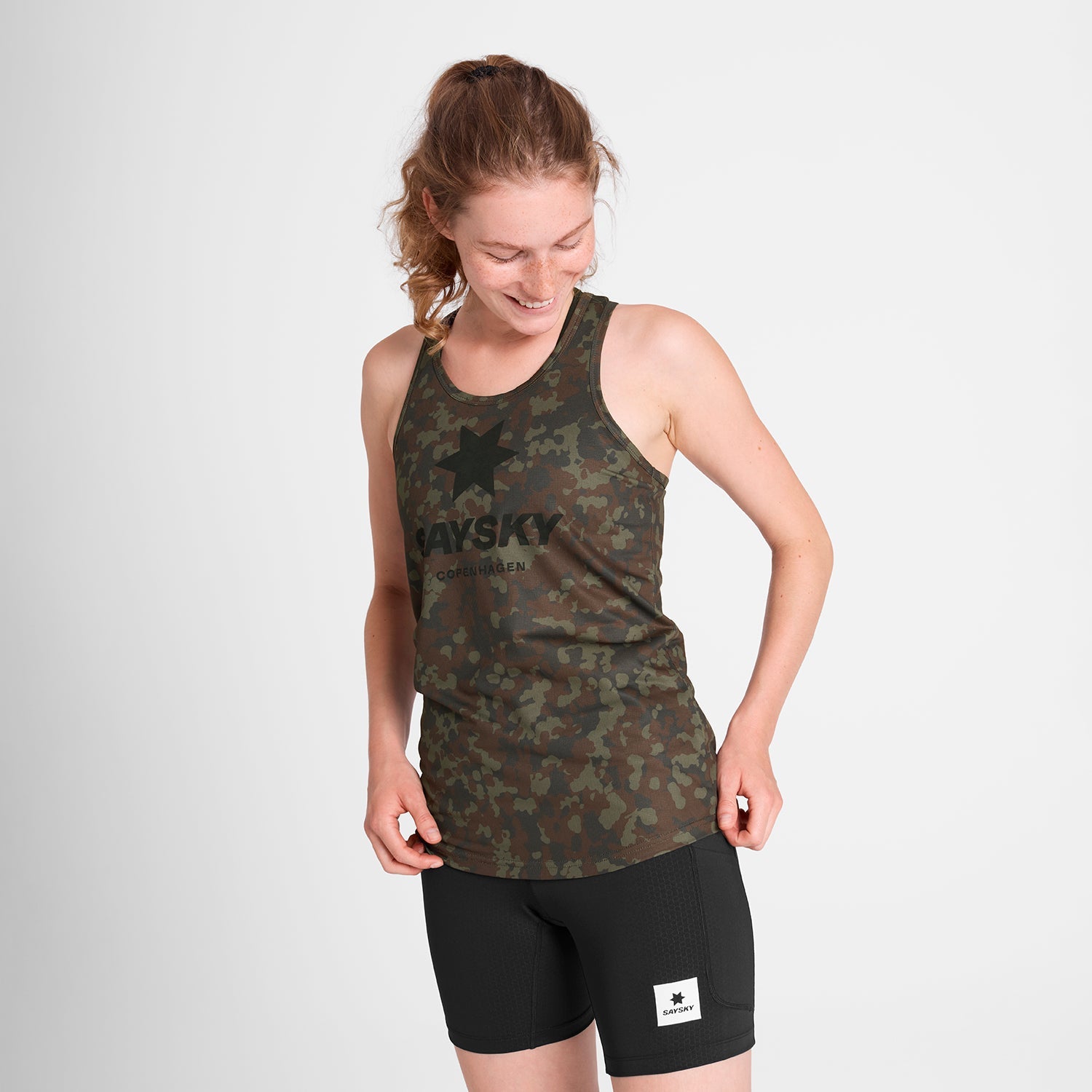 レースシングレット OWRSI31c1048 W Camo Combat Singlet - Brown Aop [レディーズ]