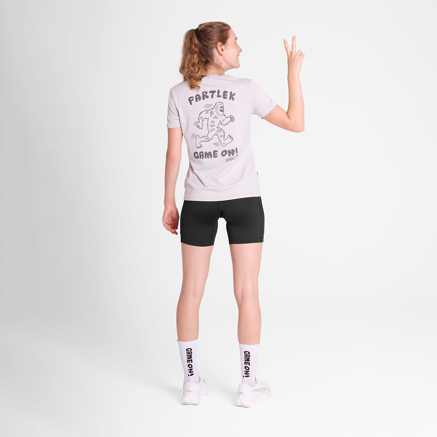 ランニングTシャツ OWRSS20c8004 W Statement Pace T-shirt - White [レディーズ]