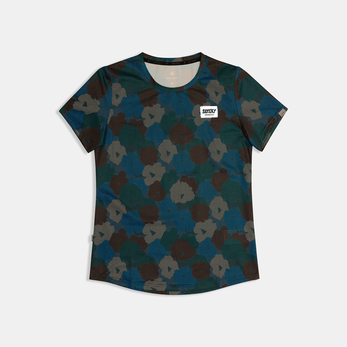 ランニングTシャツ OWRSS31c1046 W Flower Combat T-shirt - Blue Aop [レディーズ]
