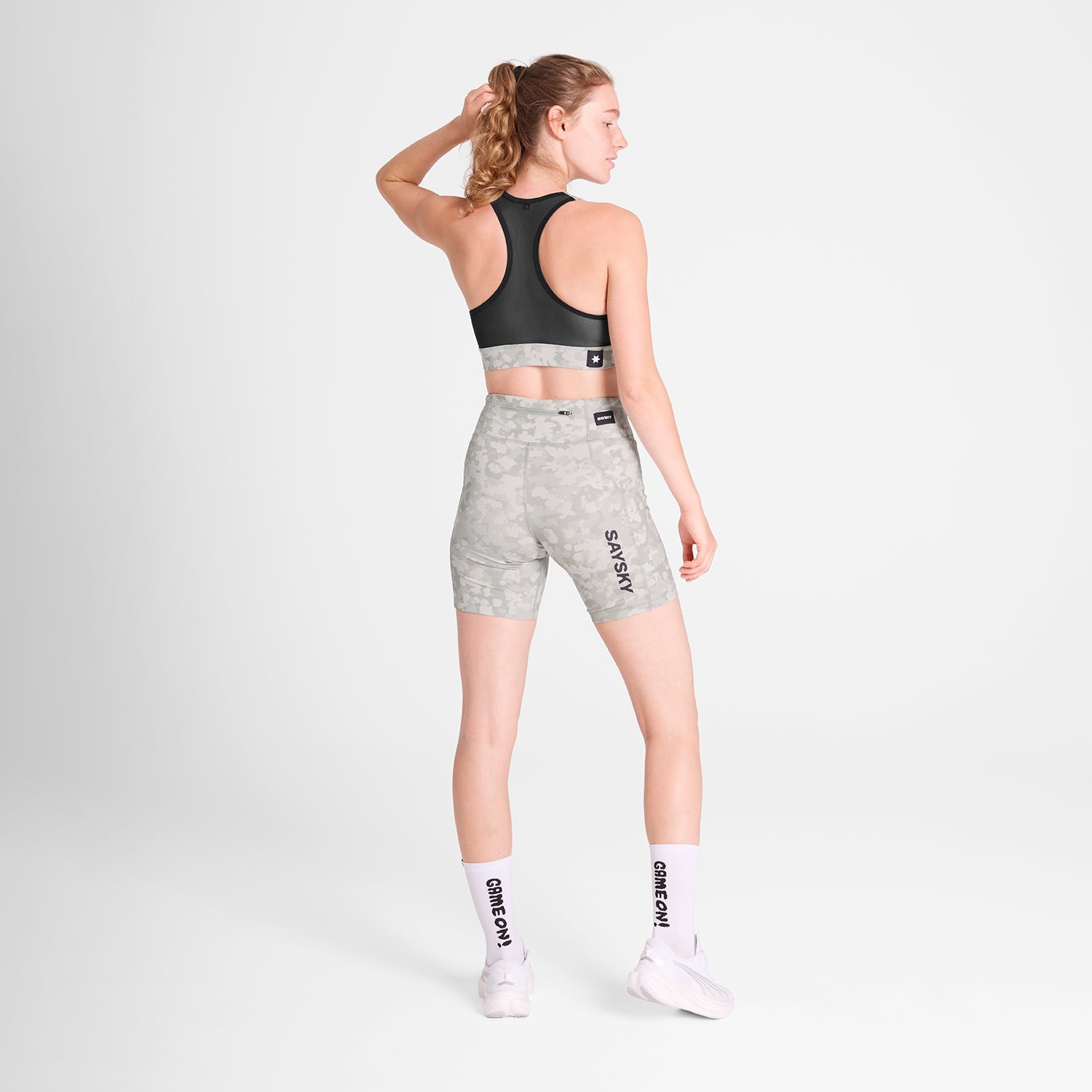 ランニングタイツ OWRST30c1049 W Camo Combat+ Short Tights 7inch - Sand Aop [レディーズ]