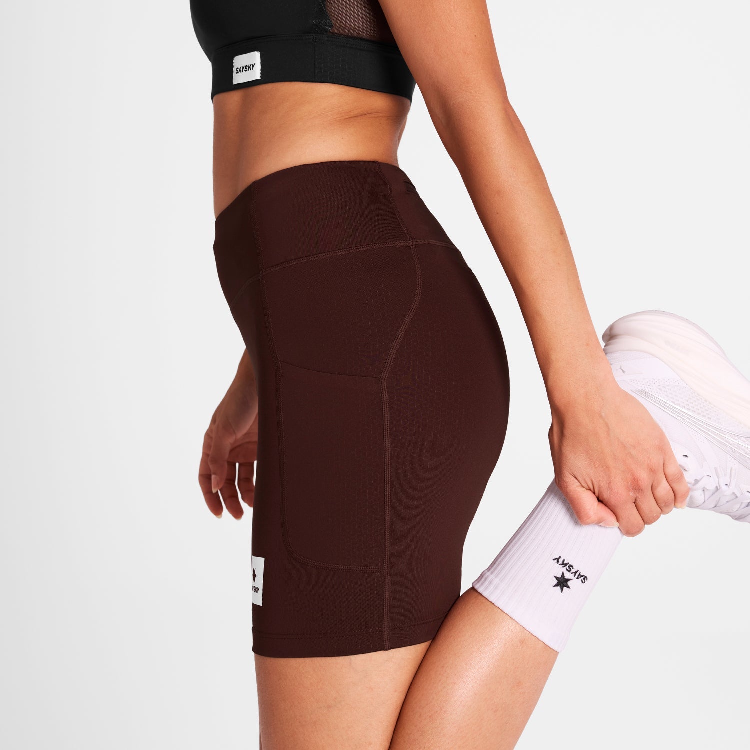 ウォーキング・ランニングウェア SAYSKY COMBAT SHORT TIGHTS 9 XS RED SAYSKY Combat+ Short Tights 9