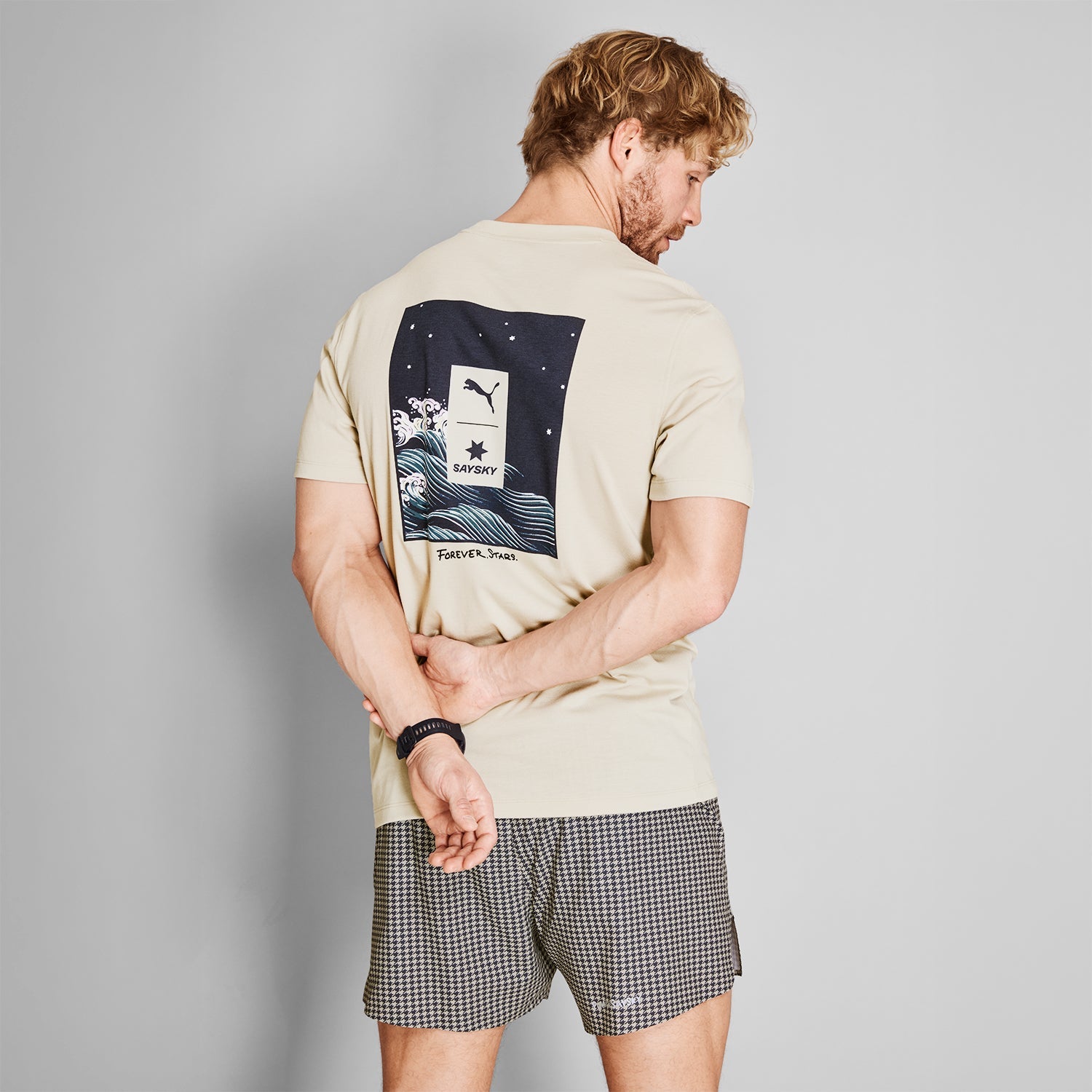 SAYSKY/セイスカイ ランニングTシャツ マラソン ジム 部活 L