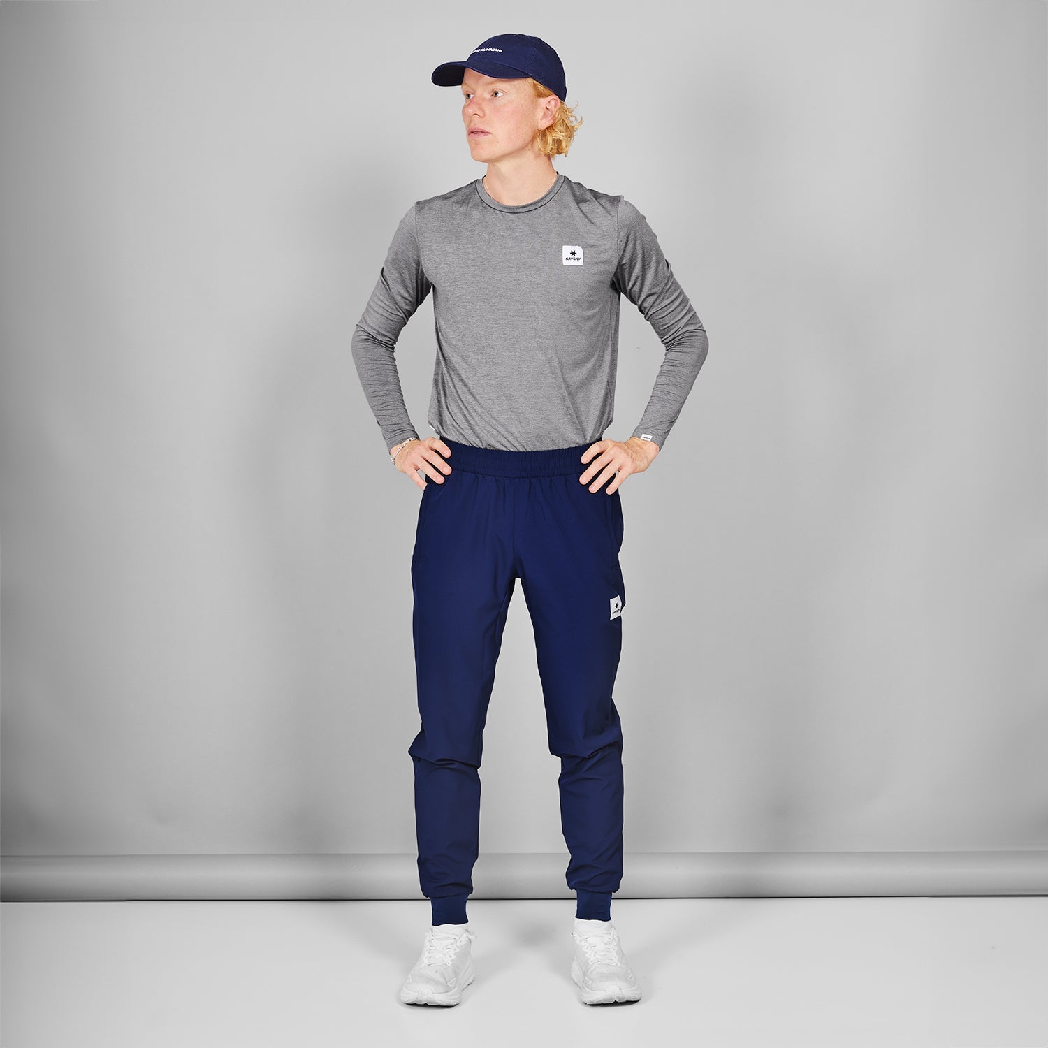 □ 公式 □ SAYSKY/セイスカイ ランニングパンツ XMRPA20c201 Pace Pants - Blue [メンズ]