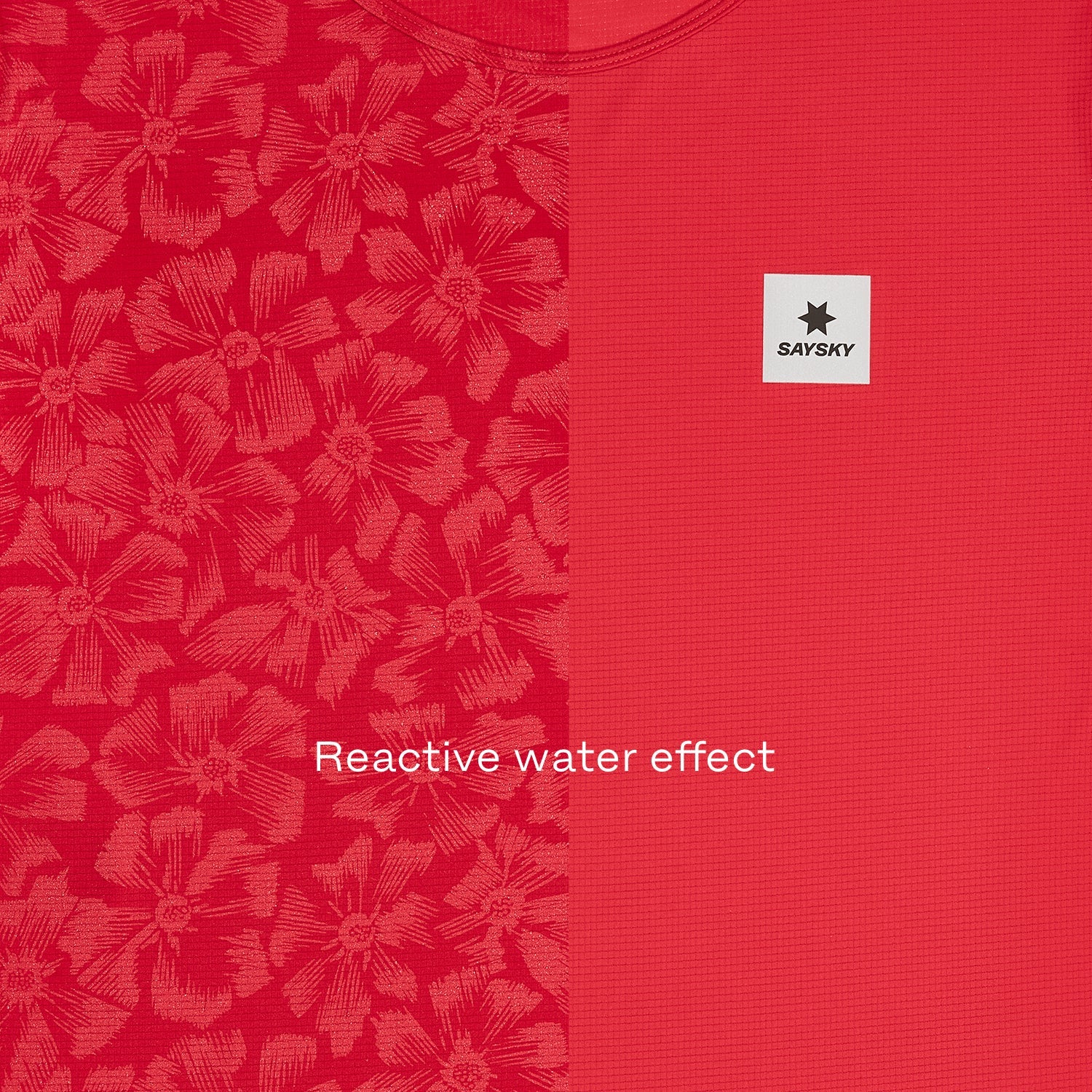 ランニングTシャツ NWRSS60c1037 W Reactive Flow T-shirt - Red Aop [レディーズ]