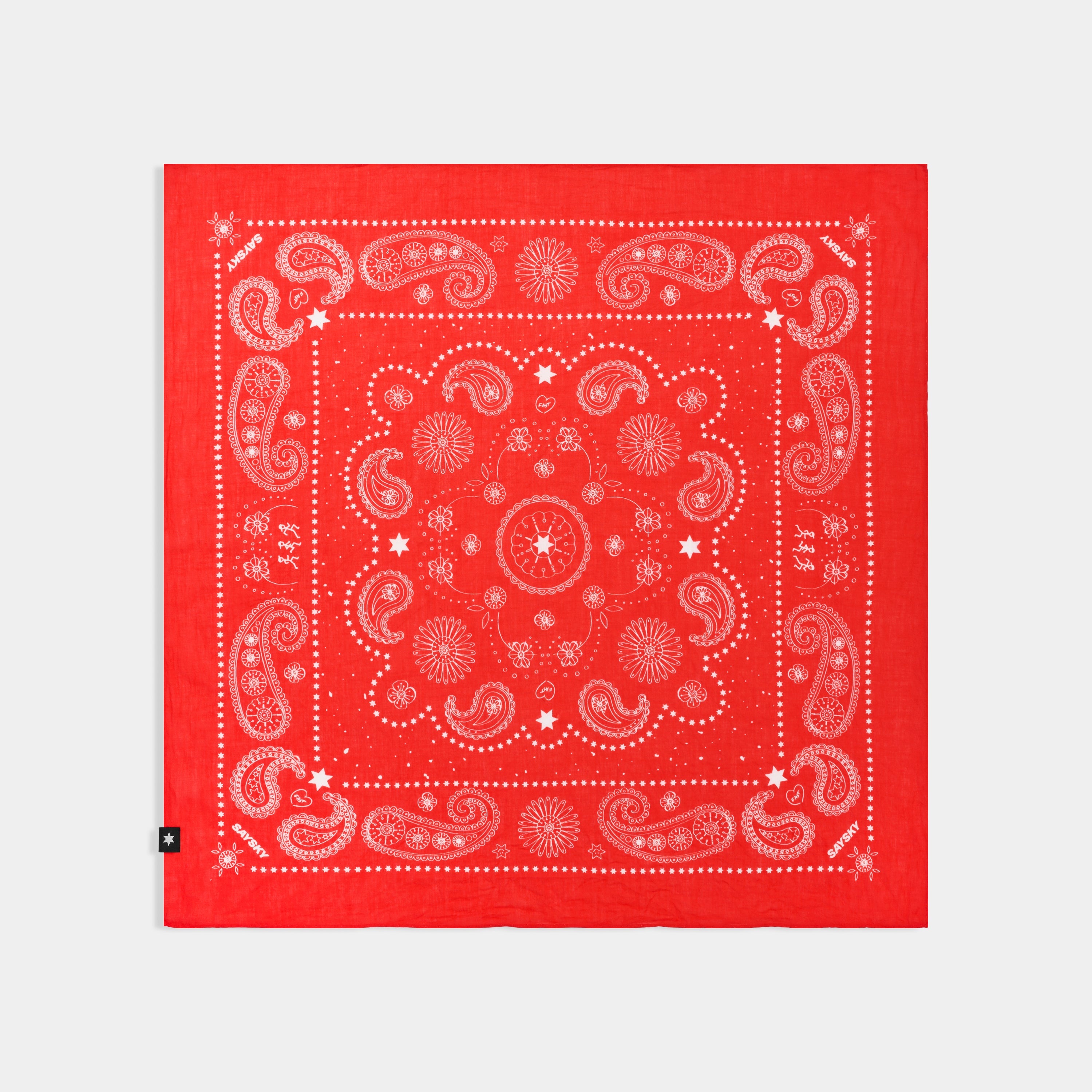 □ 公式 □ SAYSKY/セイスカイ バンダナ SA90003c510 Bandana - Red