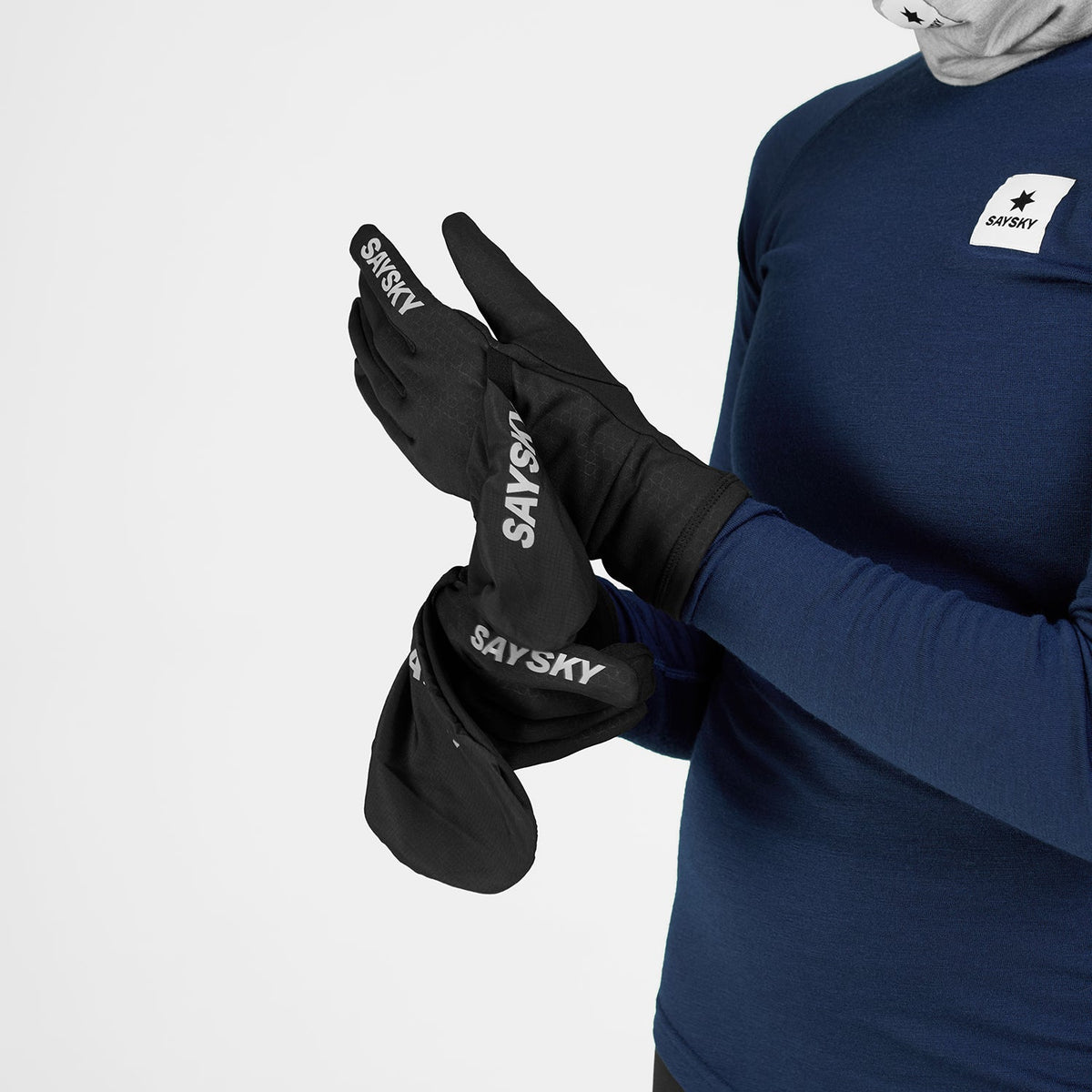 ランニンググローブ SA90011c901 Pace Gloves - Black [ユニセックス]