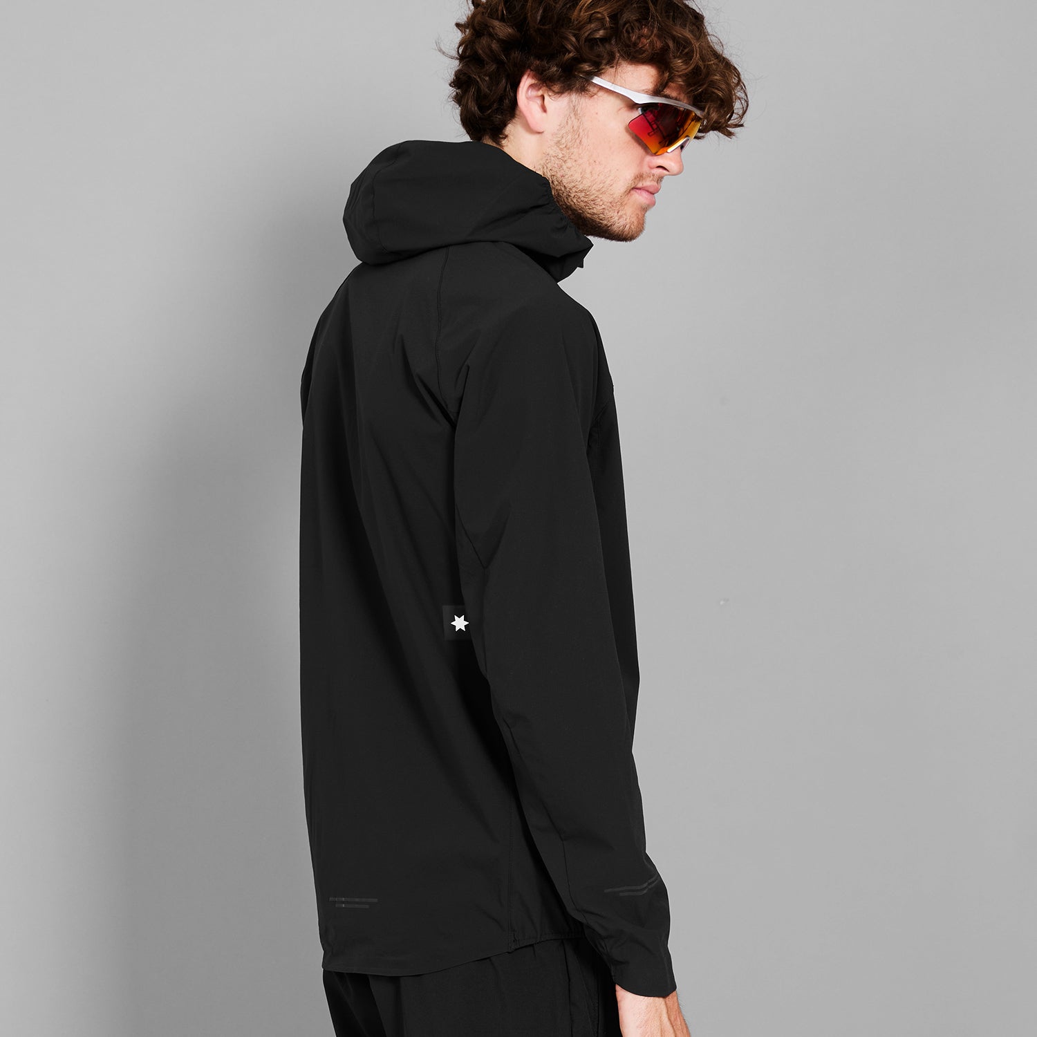 ランニングジャケット SM10001c901 Clean Pace Flex Hooded Jacket - Black [メンズ]