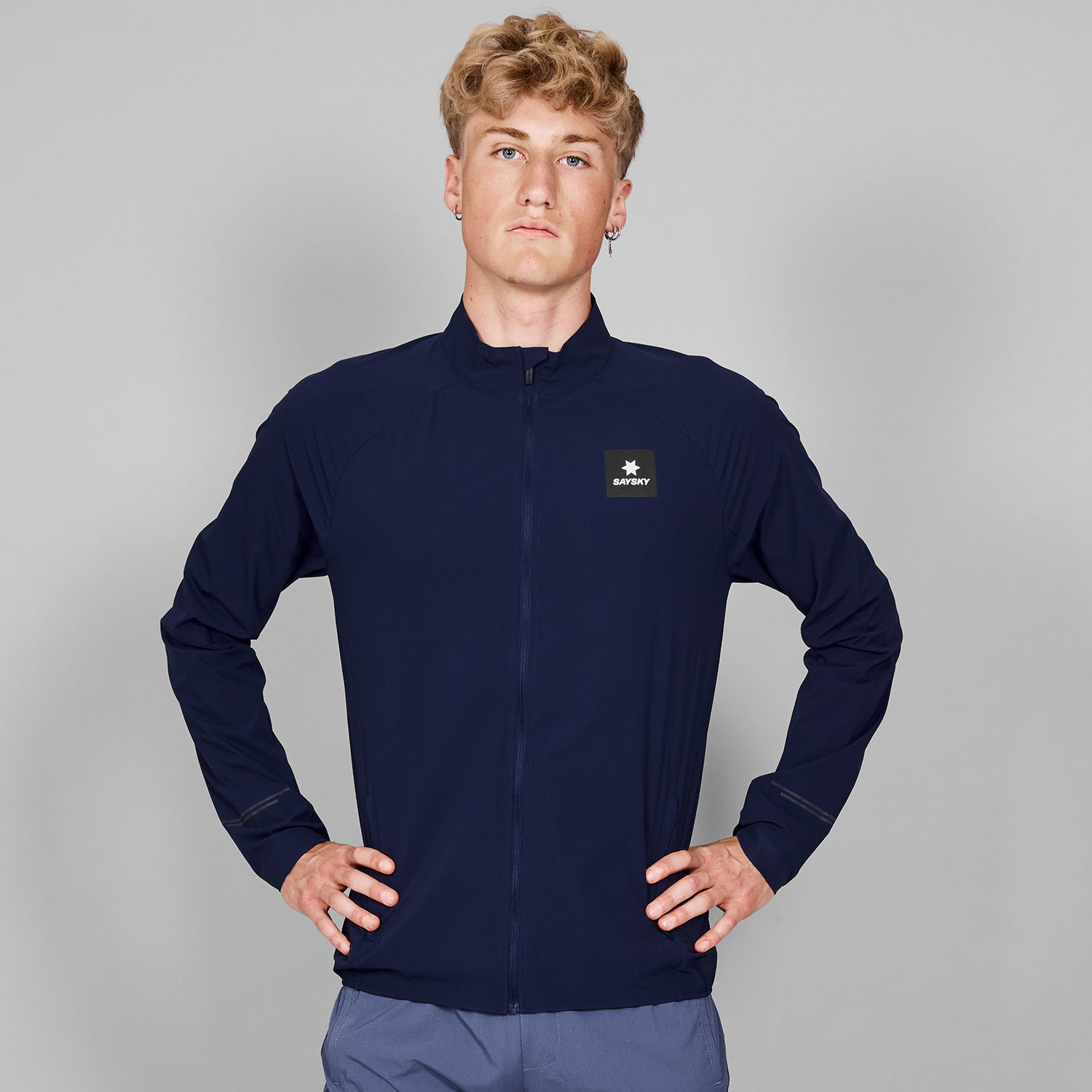 ランニングジャケット SM10002c201 Clean Pace Flex Jacket - Blue [メンズ]