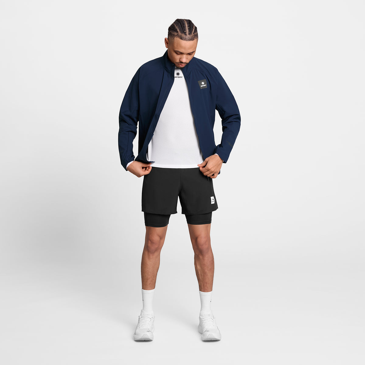 ランニングジャケット SM10002c201 Clean Pace Flex Jacket - Blue [メンズ]
