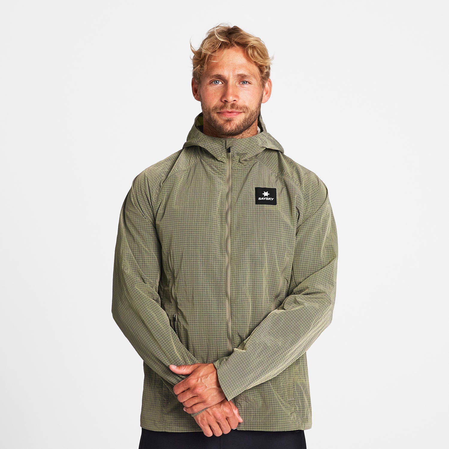 ランニングジャケット SM10014c802 Clean Pace Shield Jacket - Beige [メンズ]