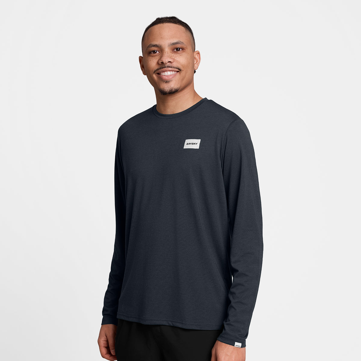 モーションTシャツ（ロングスリーブ） SM20001c6001 Clean Motion Long Sleeve - Grey [メンズ]