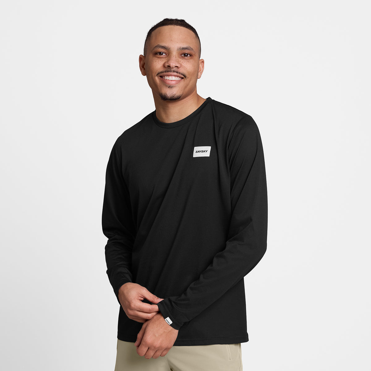 モーションTシャツ（ロングスリーブ） SM20001c901 Clean Motion Long Sleeve - Black [メンズ]