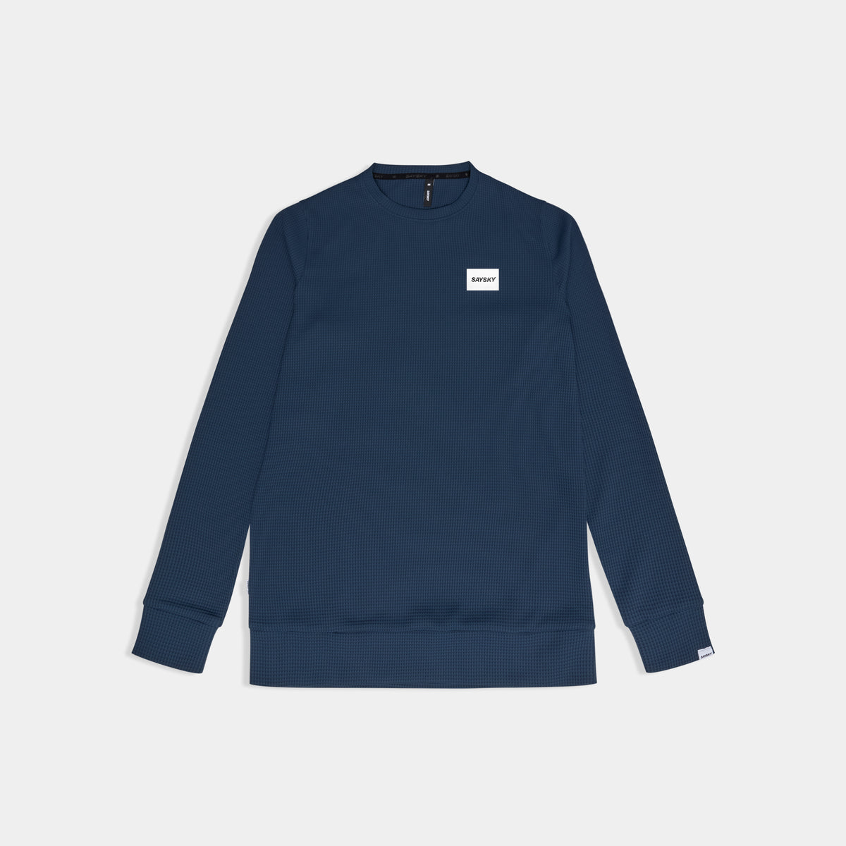 モーションワッフルロングスリーブ SM20002c222 Motion Waffle Long Sleeve - Blue [メンズ]