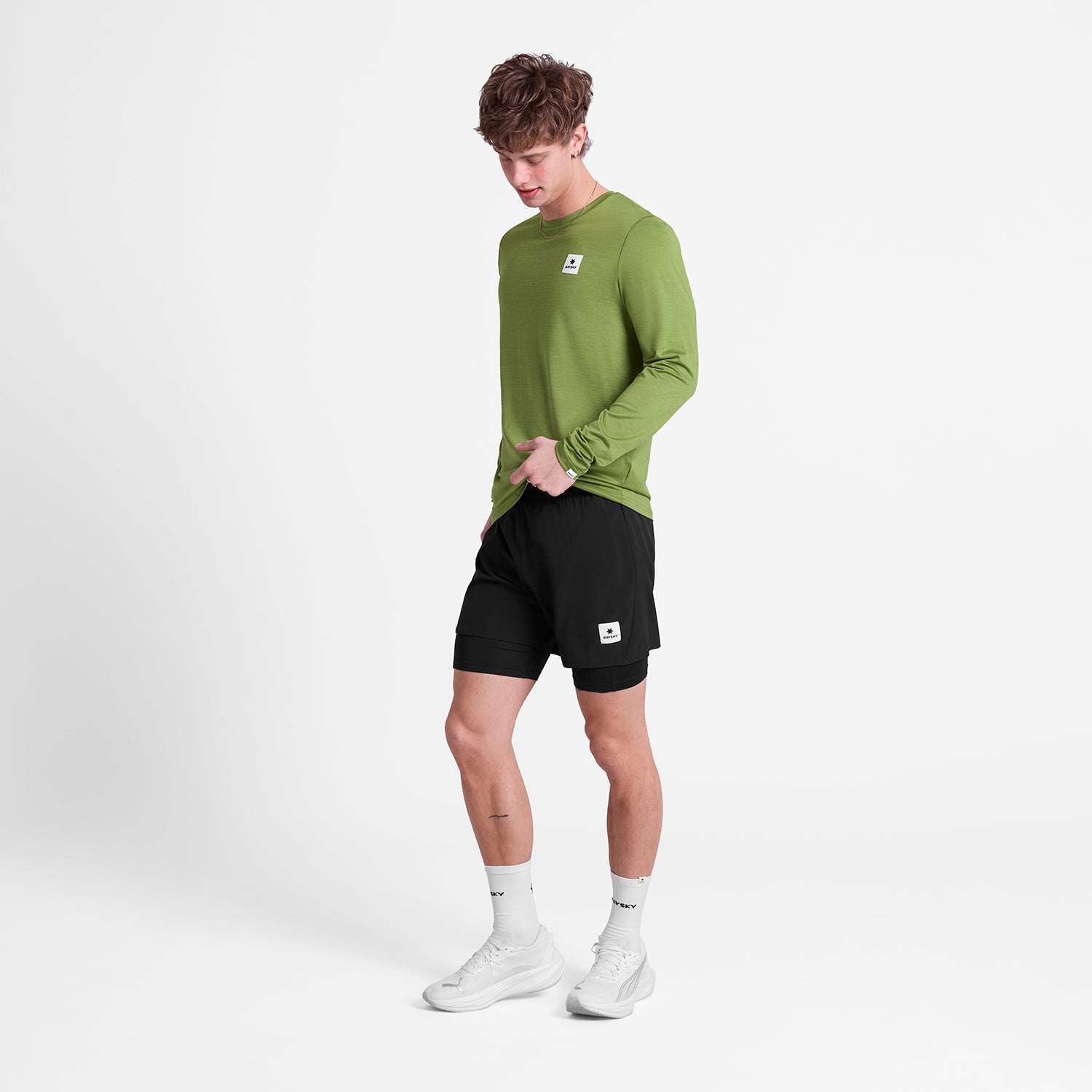 □ 公式 □ SAYSKY/セイスカイ ランニングTシャツ（ロングスリーブ