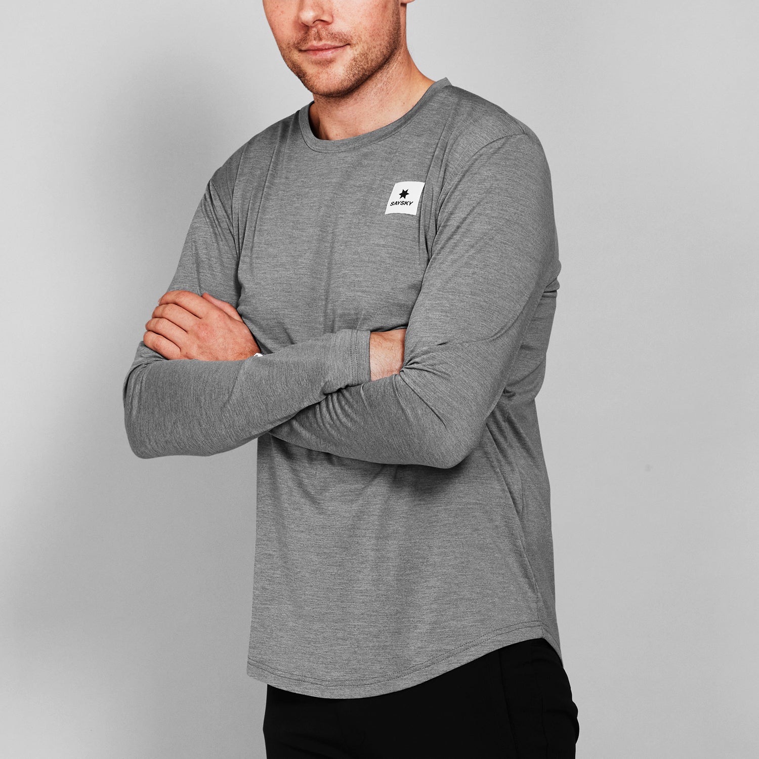 ランニングTシャツ（ロングスリーブ） SM20004c6004 Clean Pace Long Sleeve - Grey [メンズ]