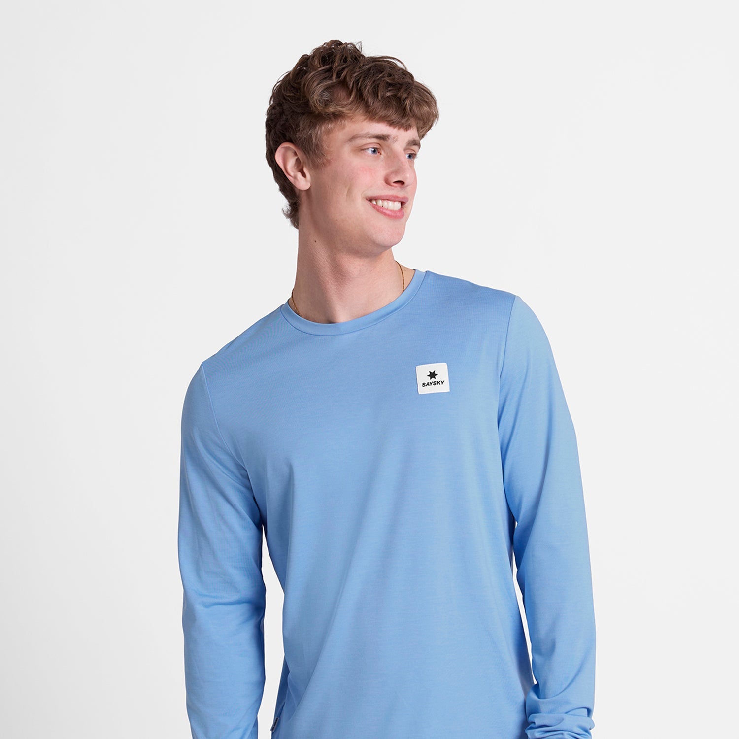 ランニングTシャツ（ロングスリーブ） SM20007c2019 Statement Pace Long Sleeve - Blue [メンズ]