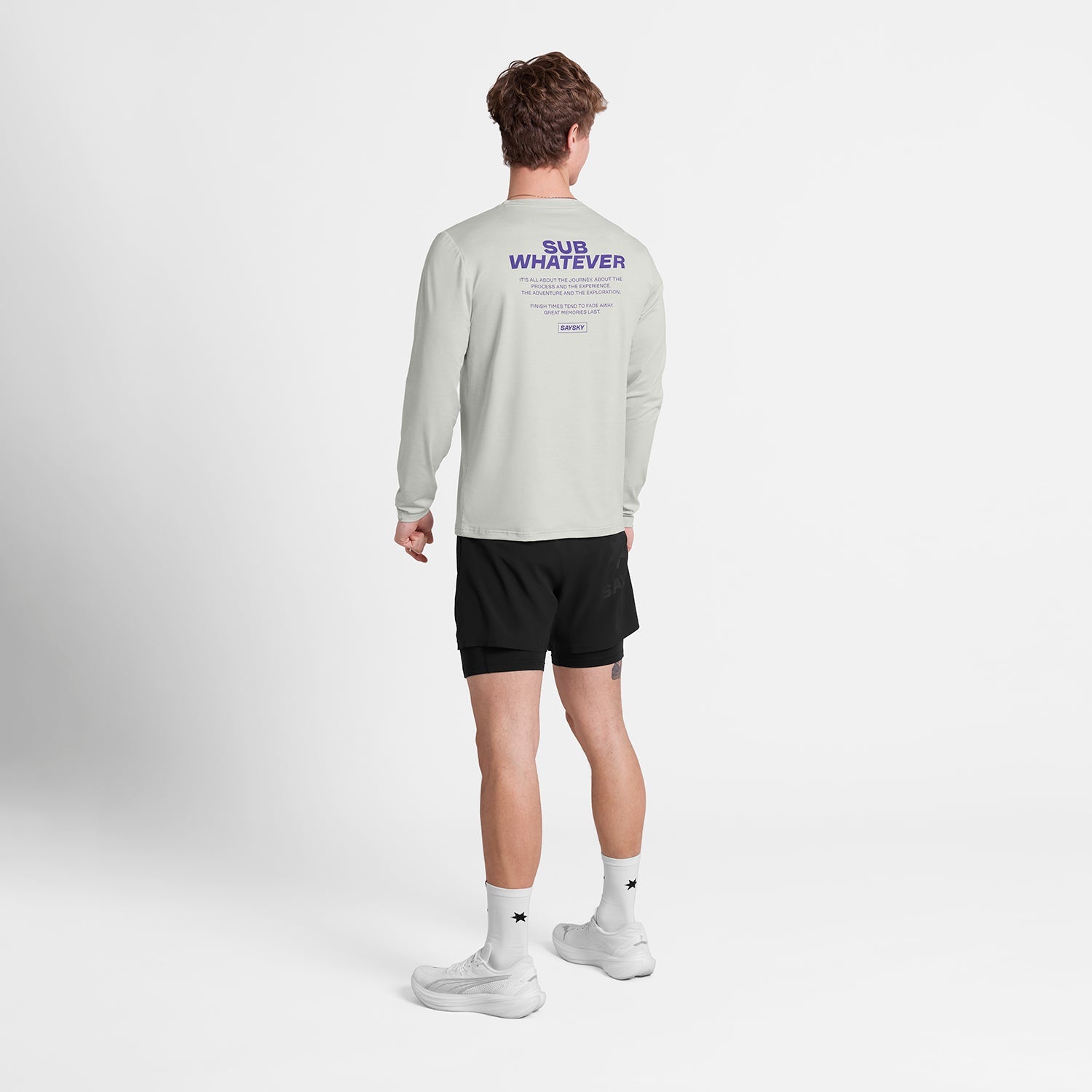 □ 公式 □ SAYSKY/セイスカイ ランニングTシャツ（ロングスリーブ