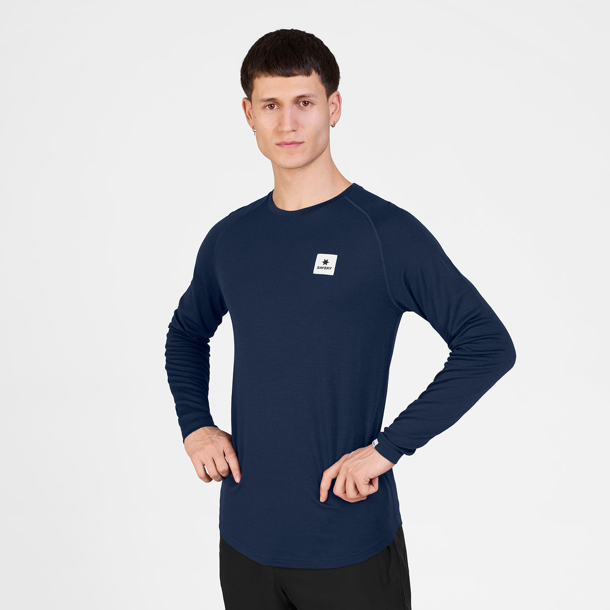 ランニングTシャツ（ロングスリーブ） SM20008c201 Merino Base 165 Long Sleeve - Blue [メンズ]