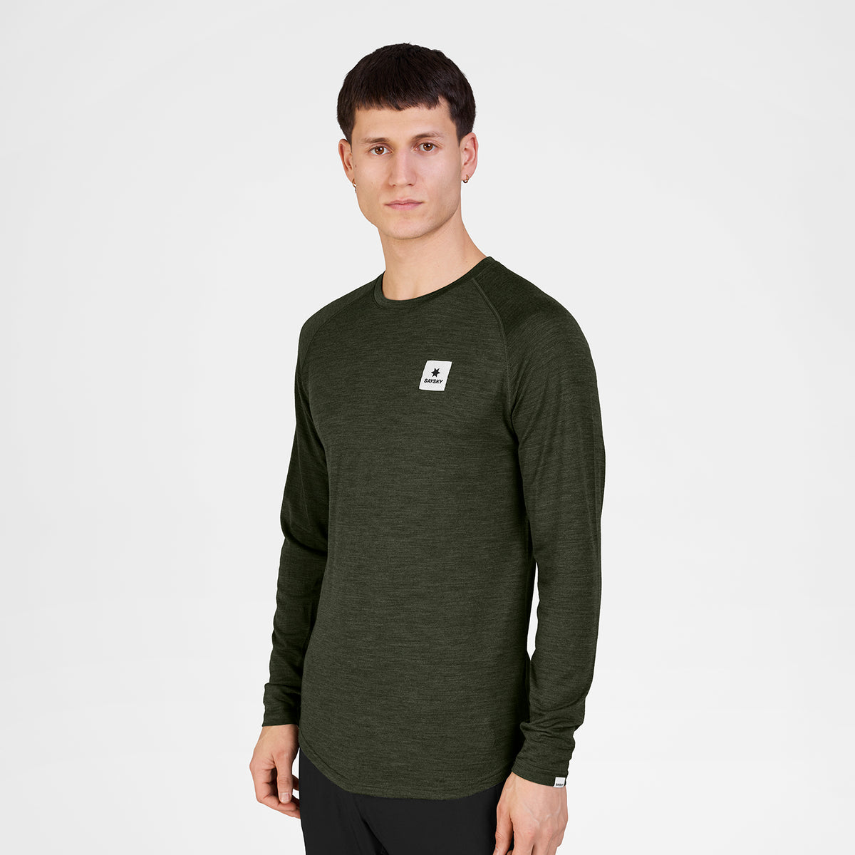 ランニングTシャツ（ロングスリーブ） SM20008c3001 Merino Base 165 Long Sleeve - Green [メンズ]