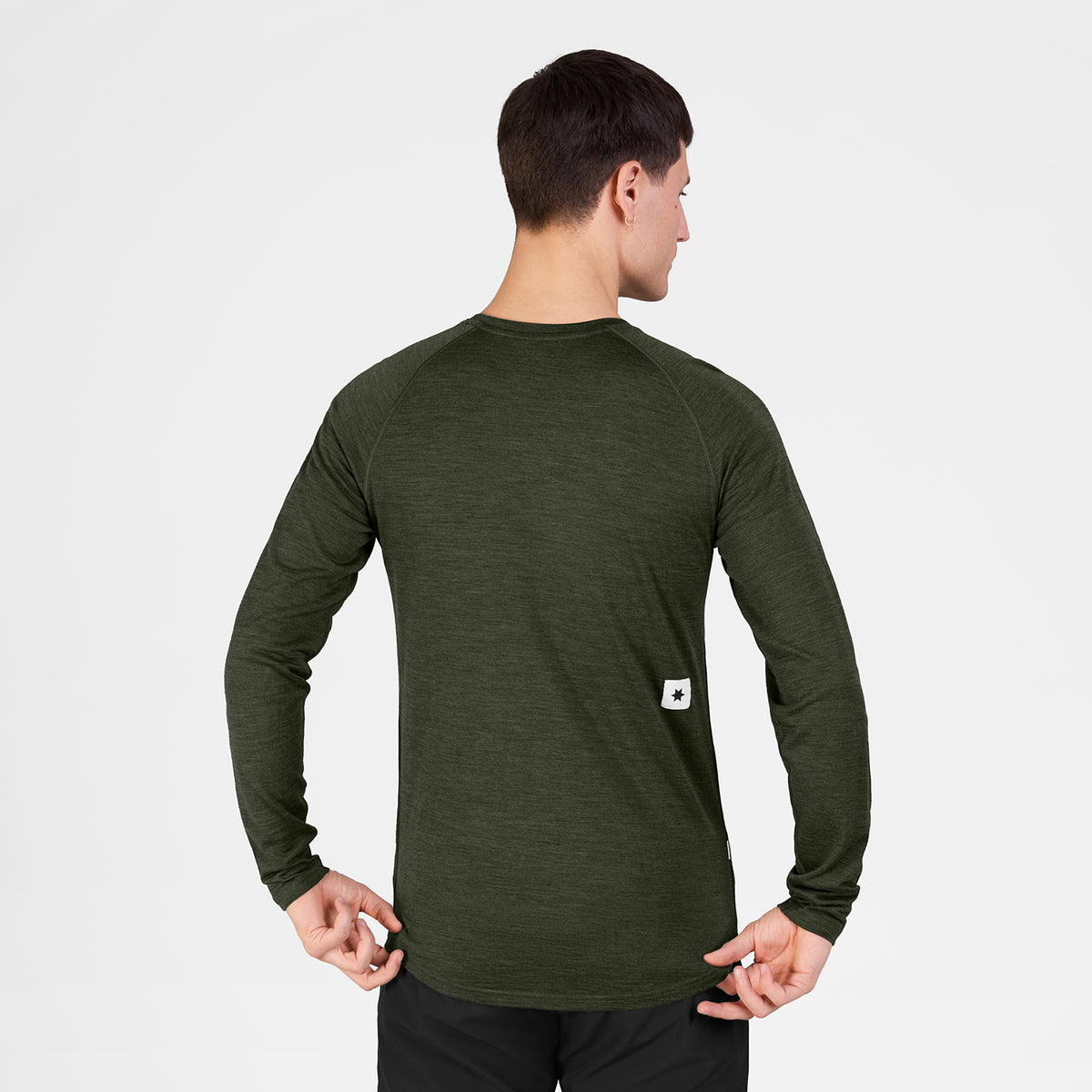 ランニングTシャツ（ロングスリーブ） SM20008c3001 Merino Base 165 Long Sleeve - Green [メンズ]