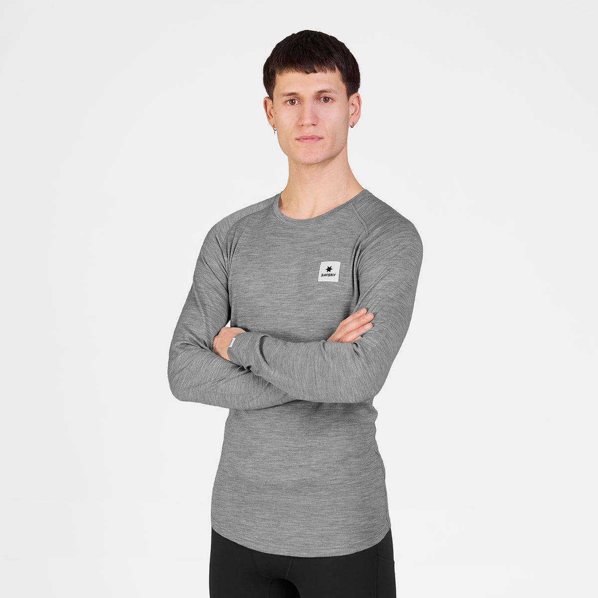 ランニングTシャツ（ロングスリーブ） SM20008c6004 Merino Base 165 Long Sleeve - Grey [メンズ]