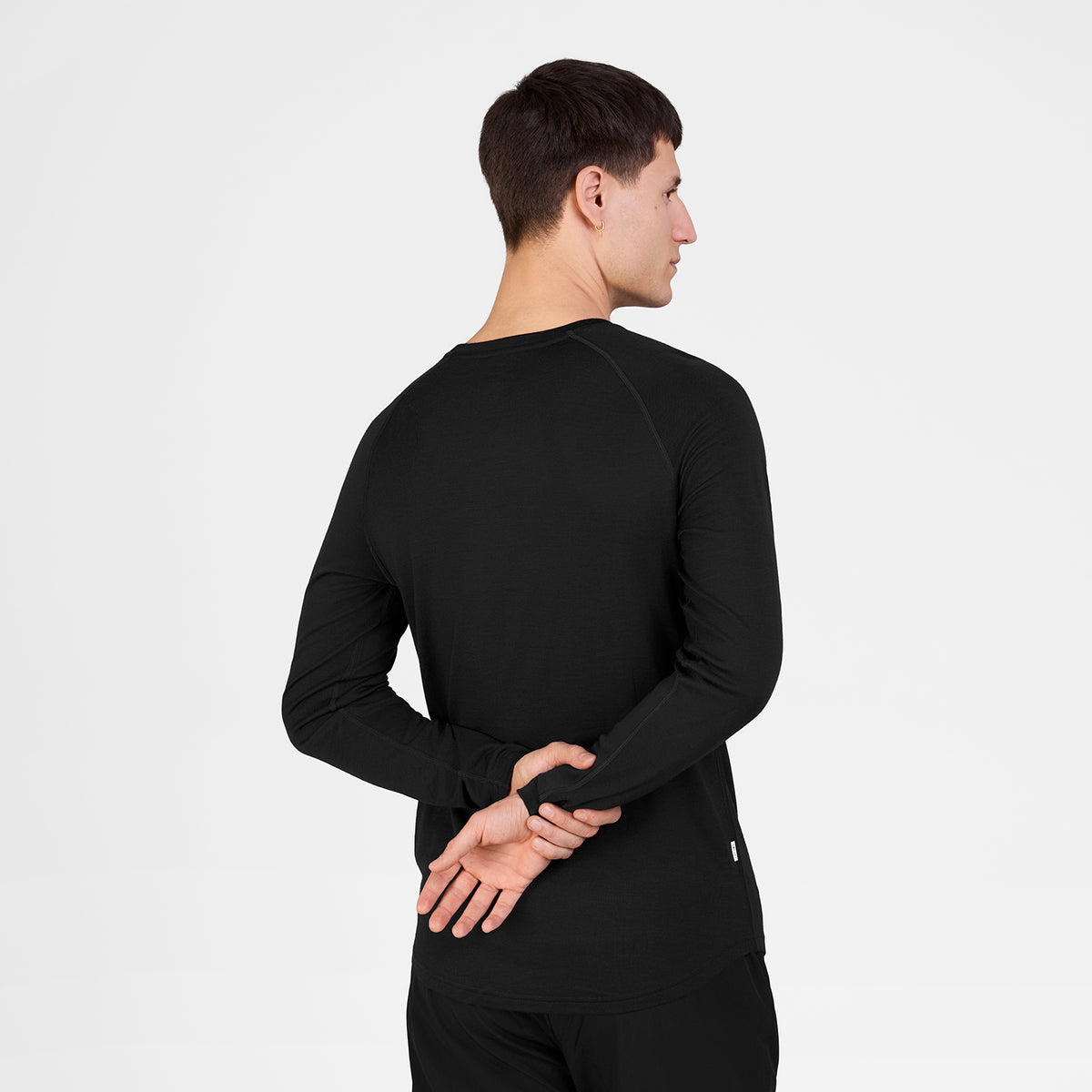 ランニングTシャツ（ロングスリーブ） SM20008c901 Merino Base 165 Long Sleeve - Black [メンズ]