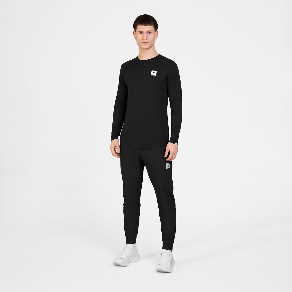 ランニングTシャツ（ロングスリーブ） SM20008c901 Merino Base 165 Long Sleeve - Black [メンズ]
