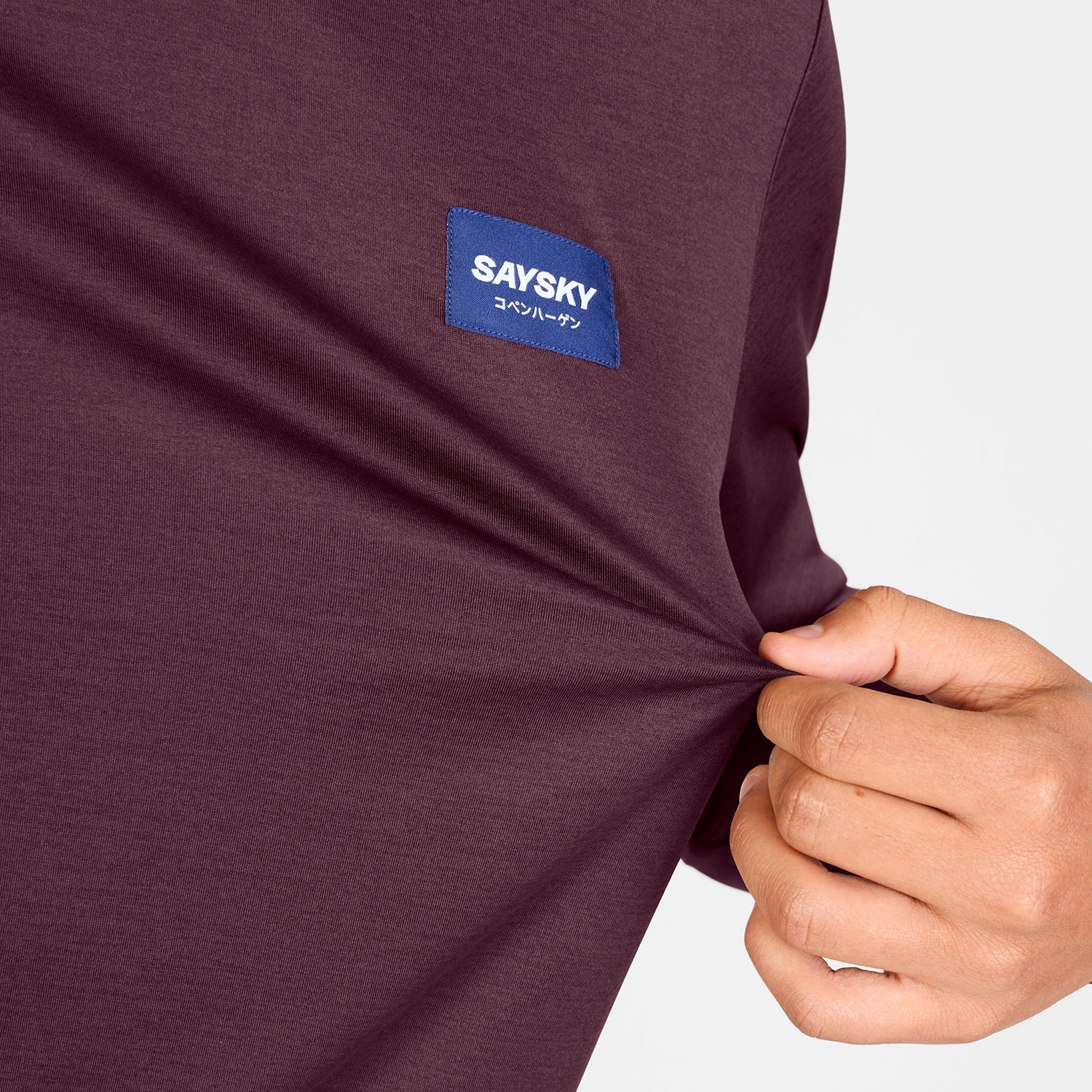 ランニングTシャツ（ロングスリーブ） SM20010c5011 Statement Pace Long Sleeve - Burgundy [メンズ]