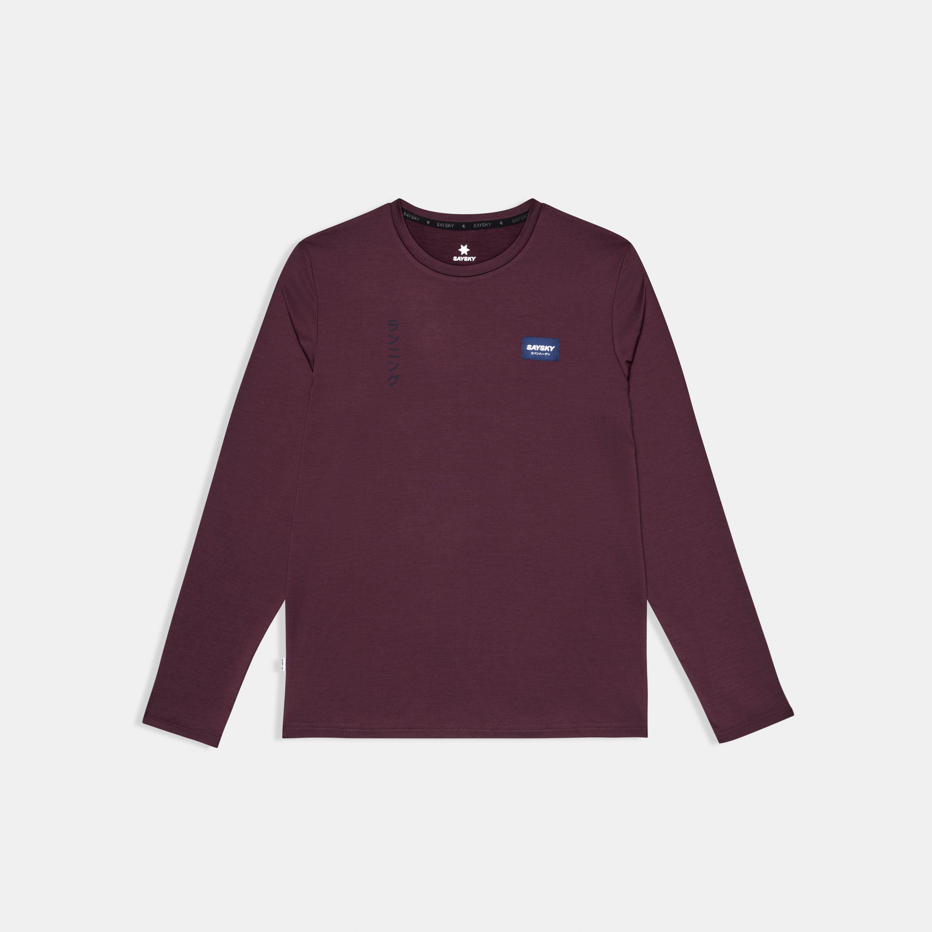ランニングTシャツ（ロングスリーブ） SM20010c5011 Statement Pace Long Sleeve - Burgundy [メンズ]