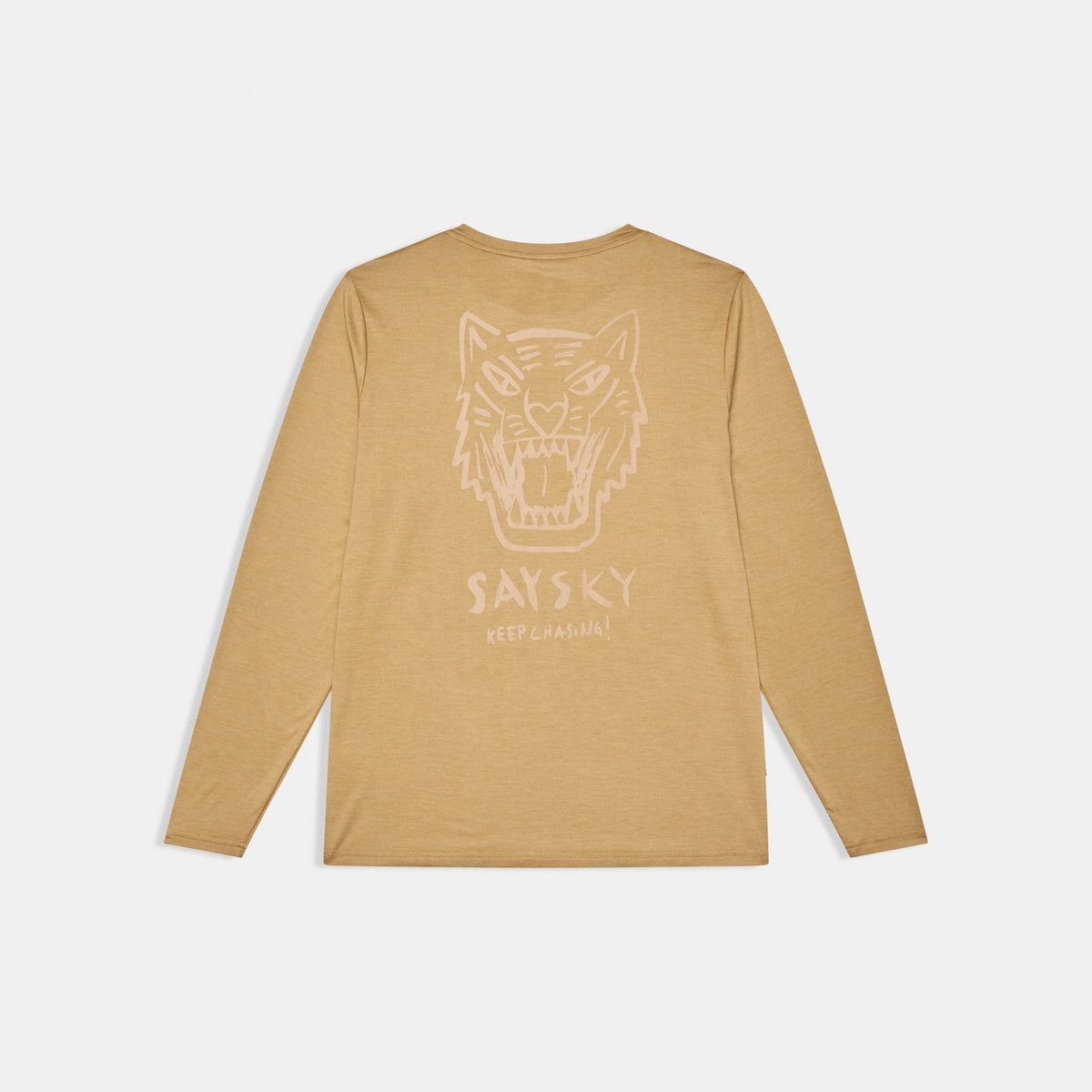 ランニングTシャツ（ロングスリーブ） SM20011c4010 Tiger Pace Long Sleeve - Beige [メンズ]