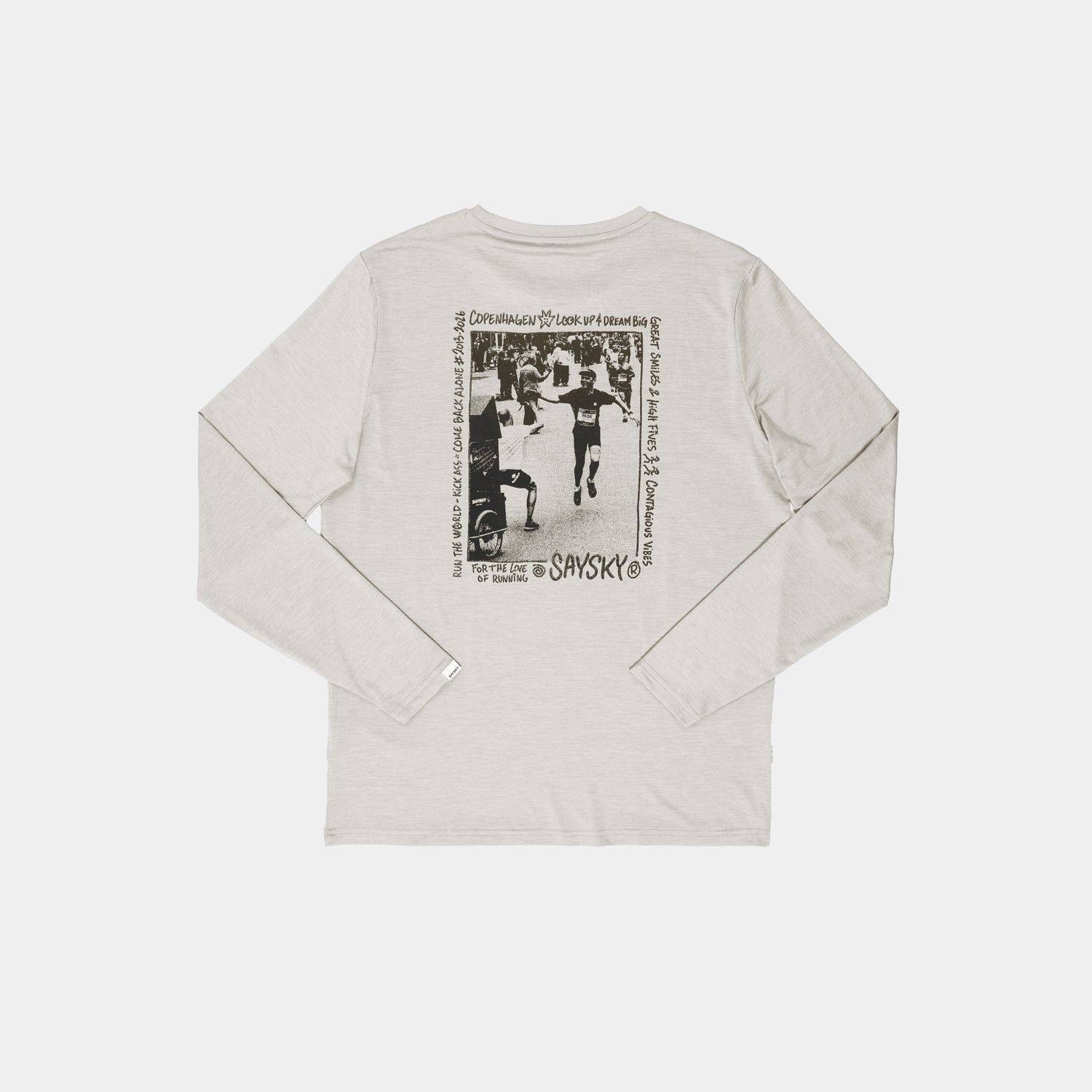 ランニングTシャツ（ロングスリーブ） SM20012c6008 Statement Pace Long Sleeve - Grey [メンズ]