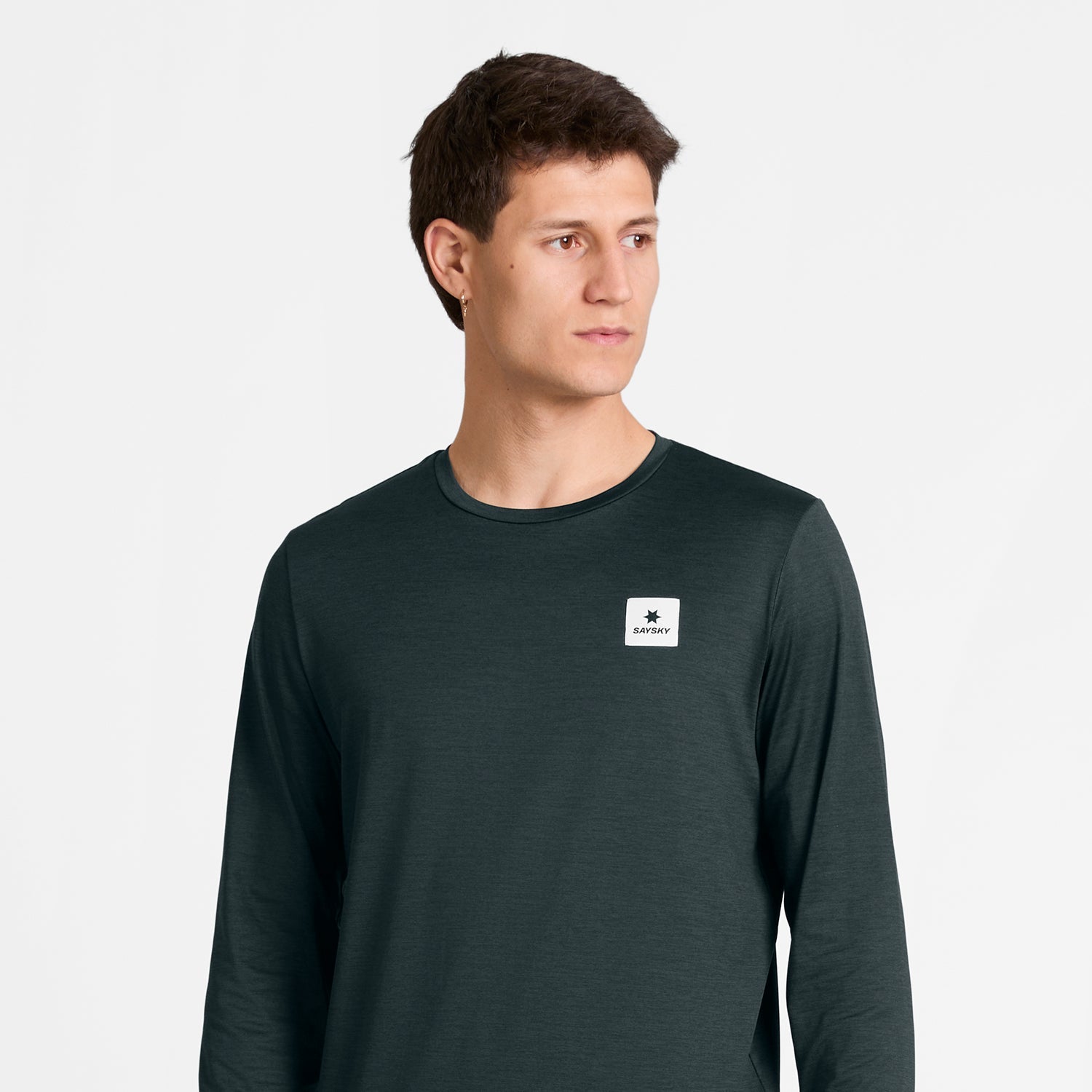 ランニングTシャツ（ロングスリーブ） SM20012c9001 Statement Pace Long Sleeve - Black [メンズ]