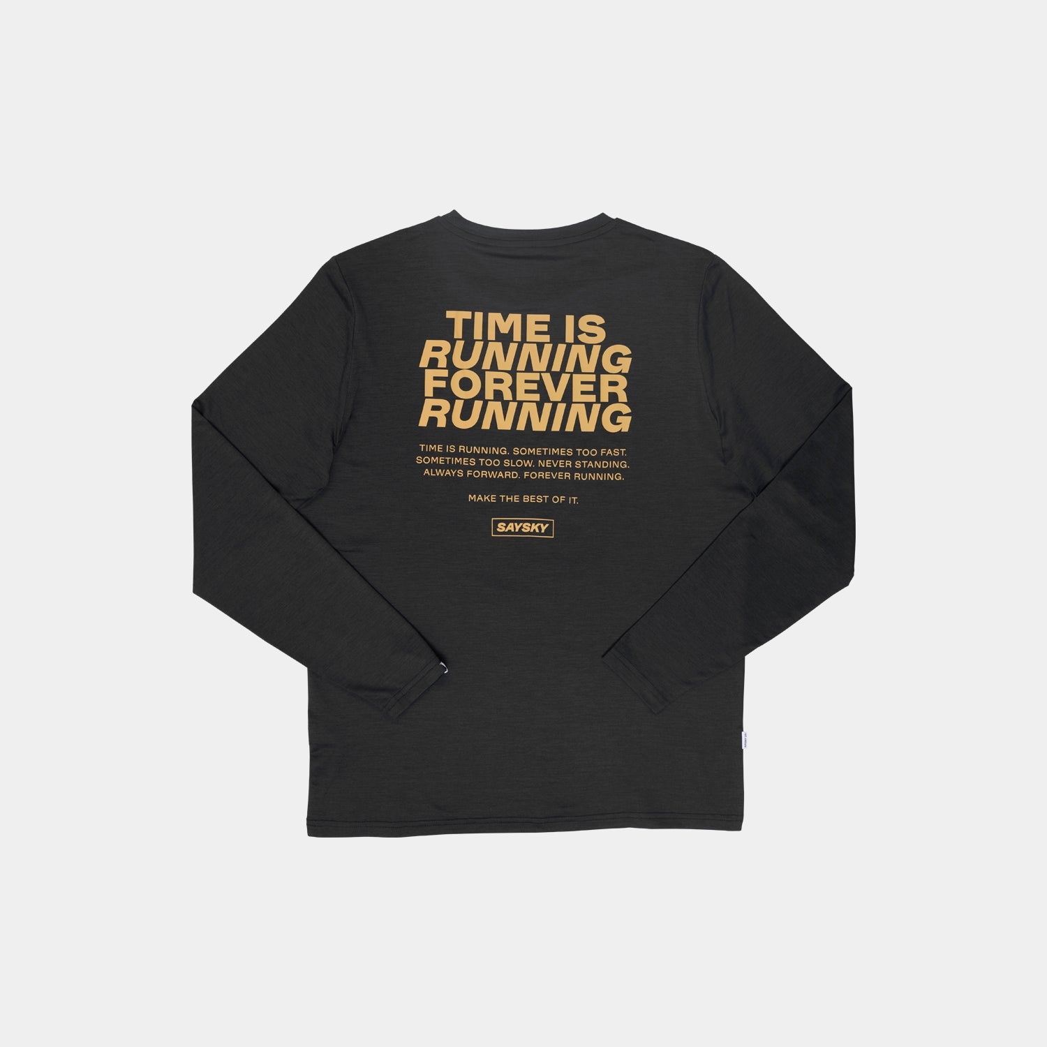ランニングTシャツ（ロングスリーブ） SM20012c9001 Statement Pace Long Sleeve - Black [メンズ]
