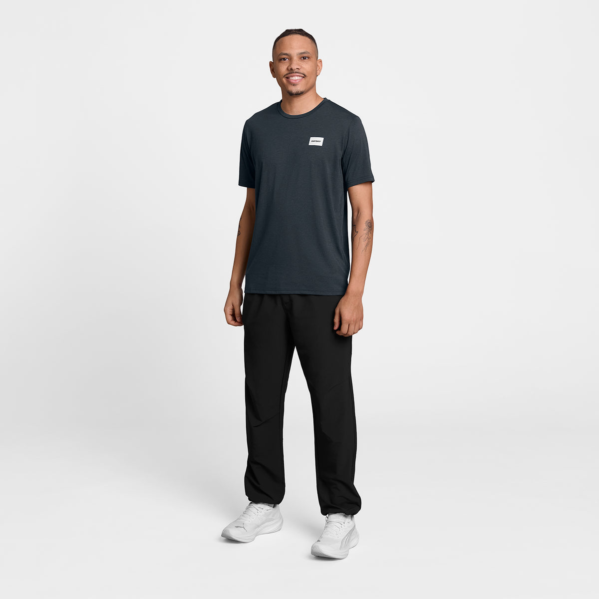 モーションTシャツ SM25001c6001 Clean Motion T-shirt - Grey [メンズ]