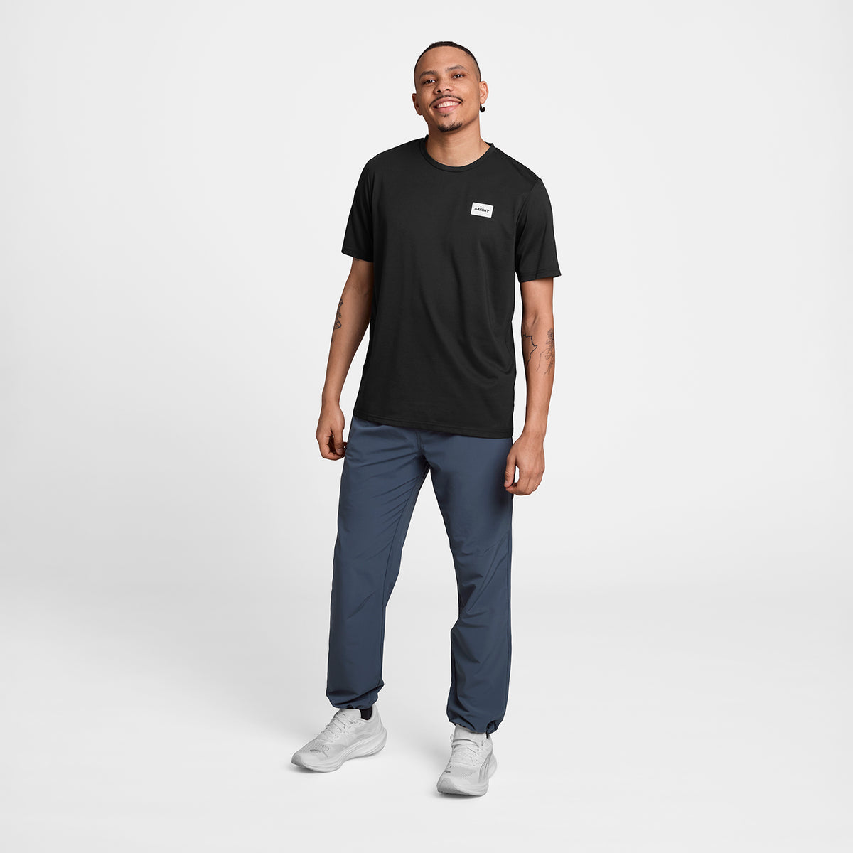 モーションTシャツ SM25001c901 Clean Motion T-shirt - Black [メンズ]