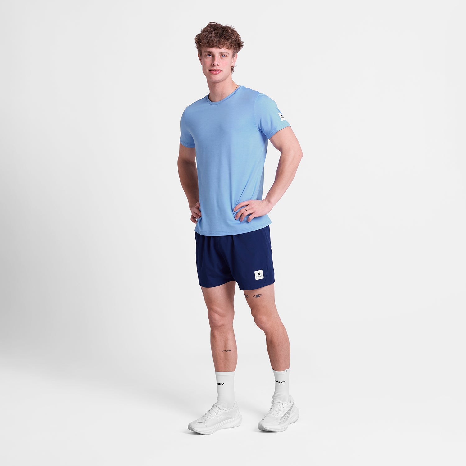 □ 公式 □ SAYSKY/セイスカイ ランニングTシャツ SM25002c2019 Clean