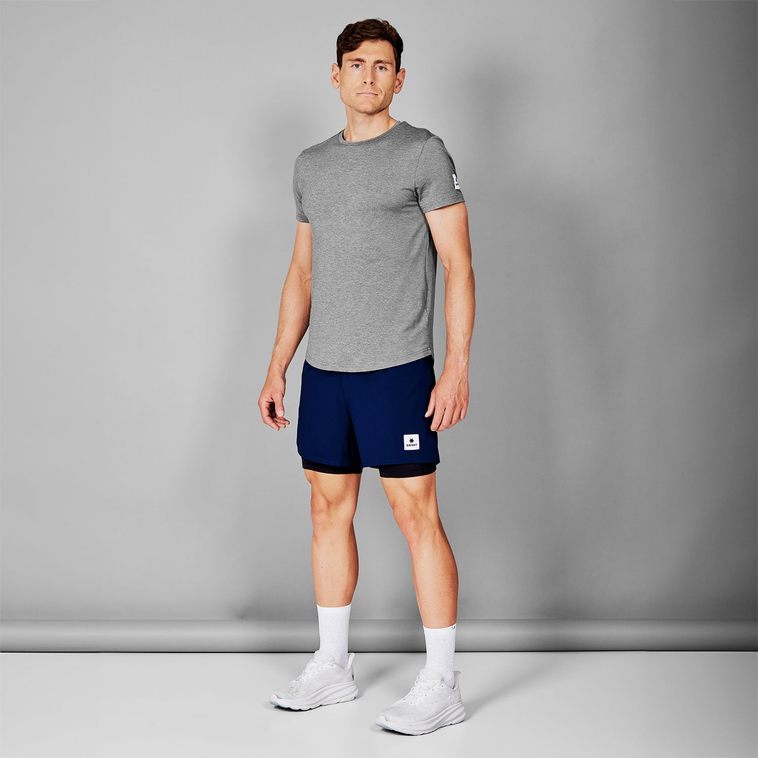 ランニングTシャツ SM25002c6004 Clean Pace T-shirt - Grey [メンズ]