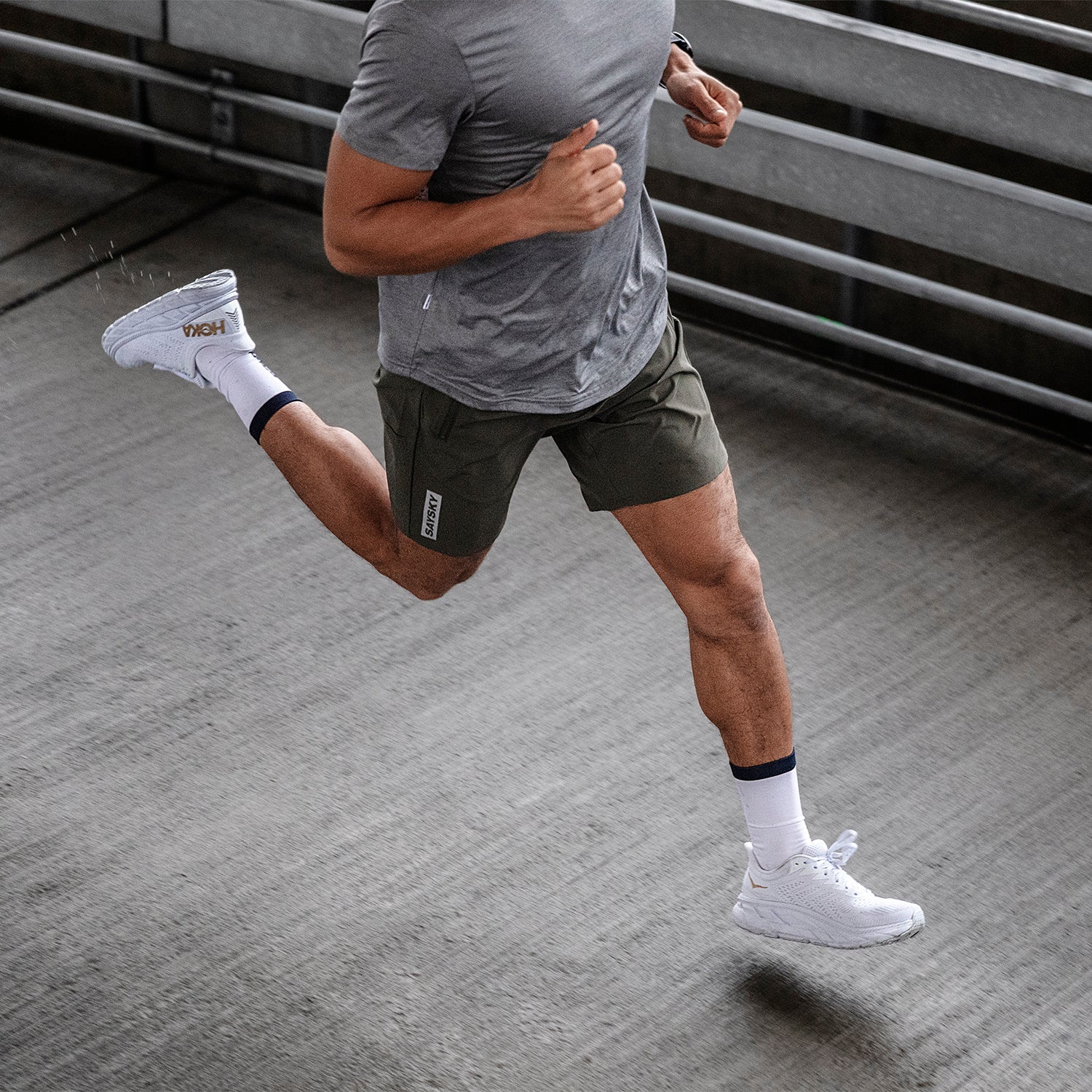 ランニングTシャツ SM25002c6004 Clean Pace T-shirt - Grey [メンズ]