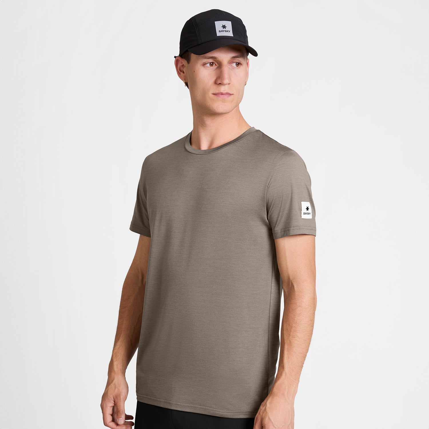 ランニングTシャツ SM25002c8005 Clean Pace T-shirt - Taupe [メンズ]