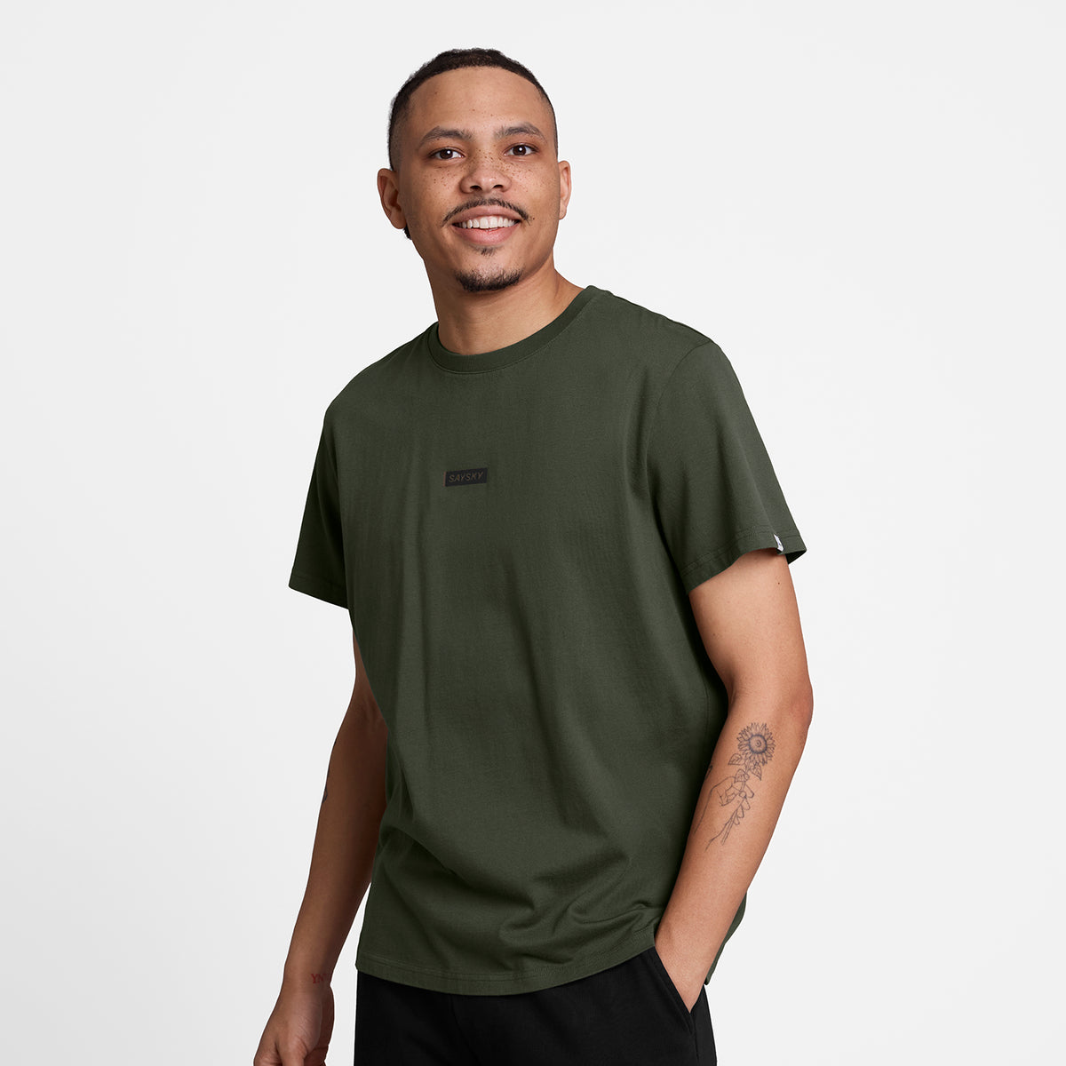 ランニングTシャツ SM25003c301 Everyday T-shirt - Green [メンズ]