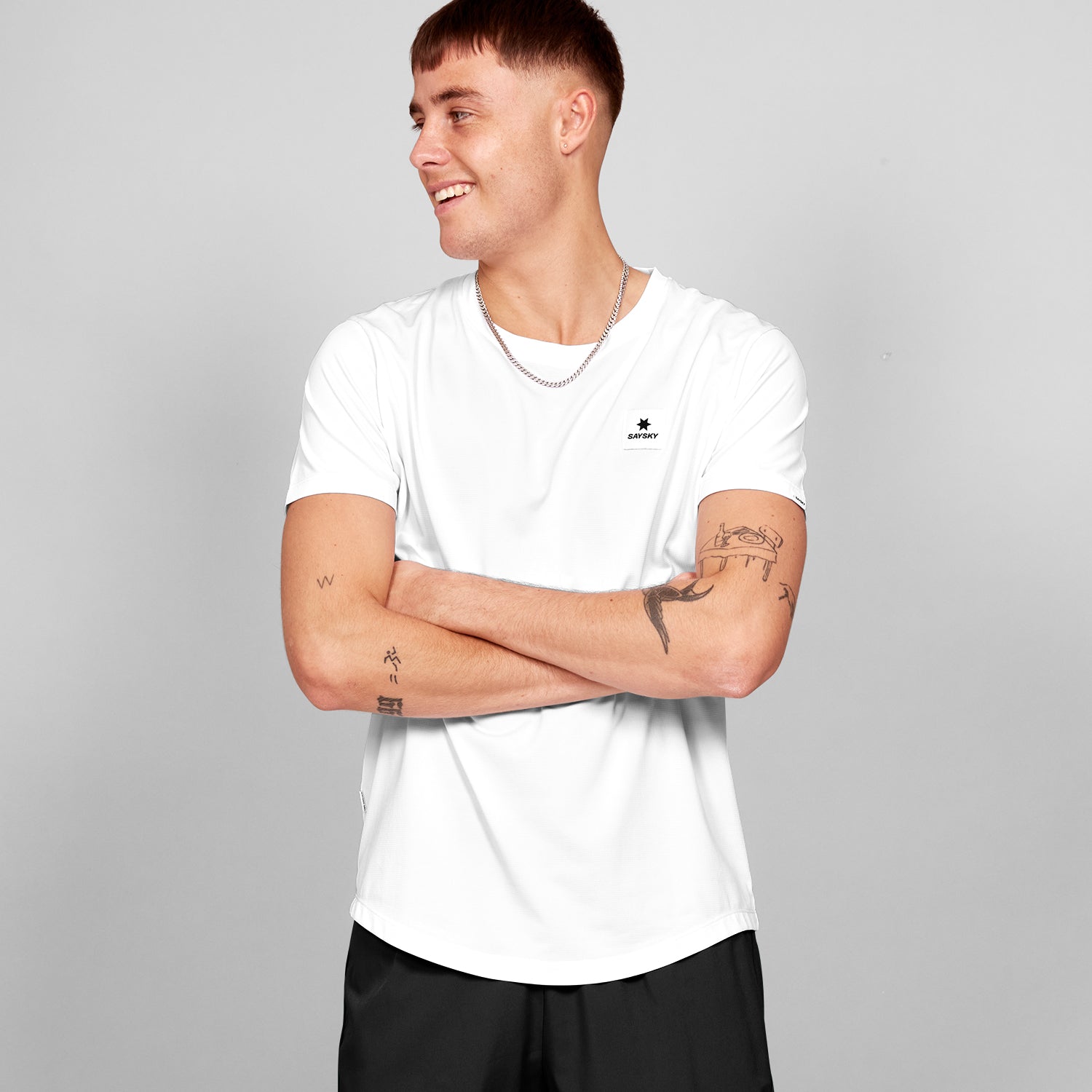 ランニングTシャツ SM25004c101 Clean Combat Pro T-shirt - White [メンズ]