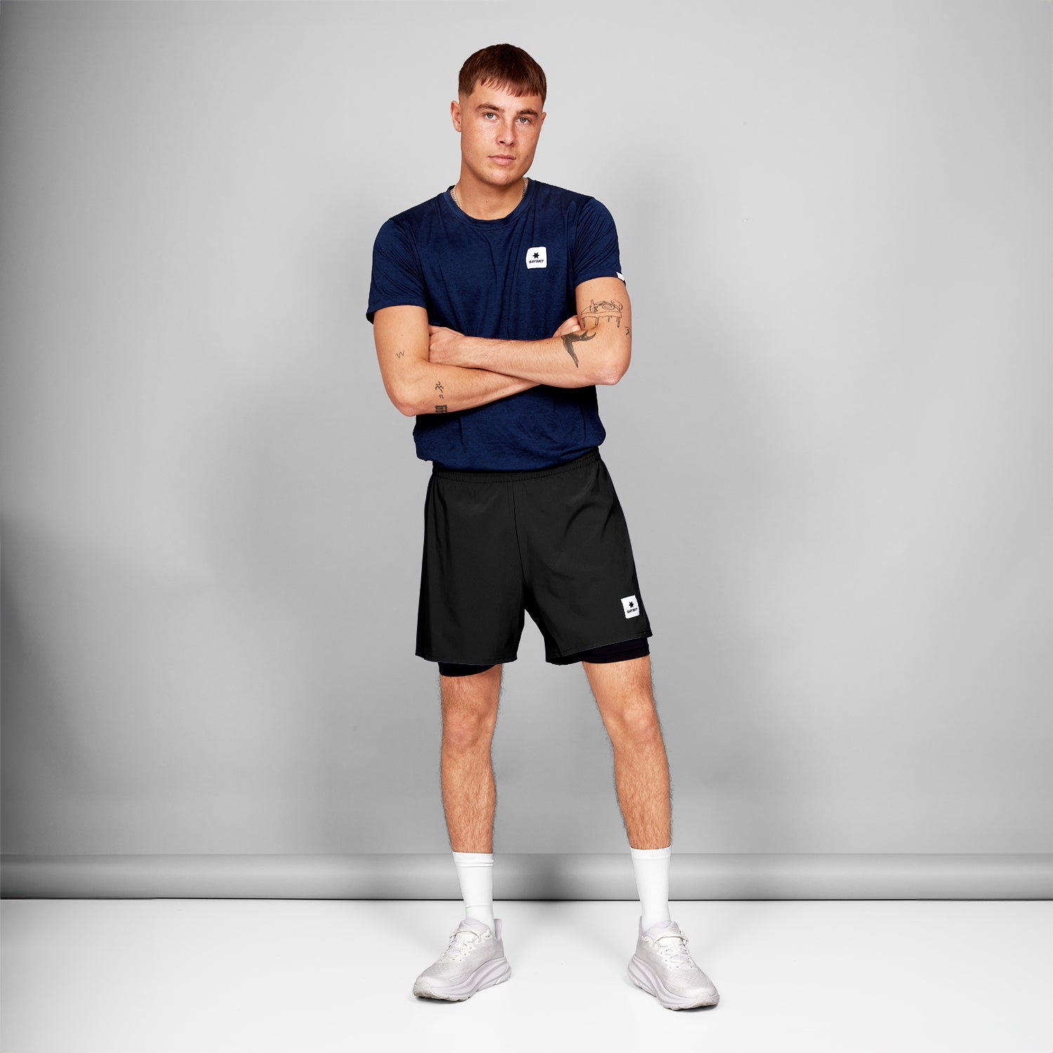 ランニングTシャツ SM25004c201 Clean Combat Pro T-shirt - Blue [メンズ]