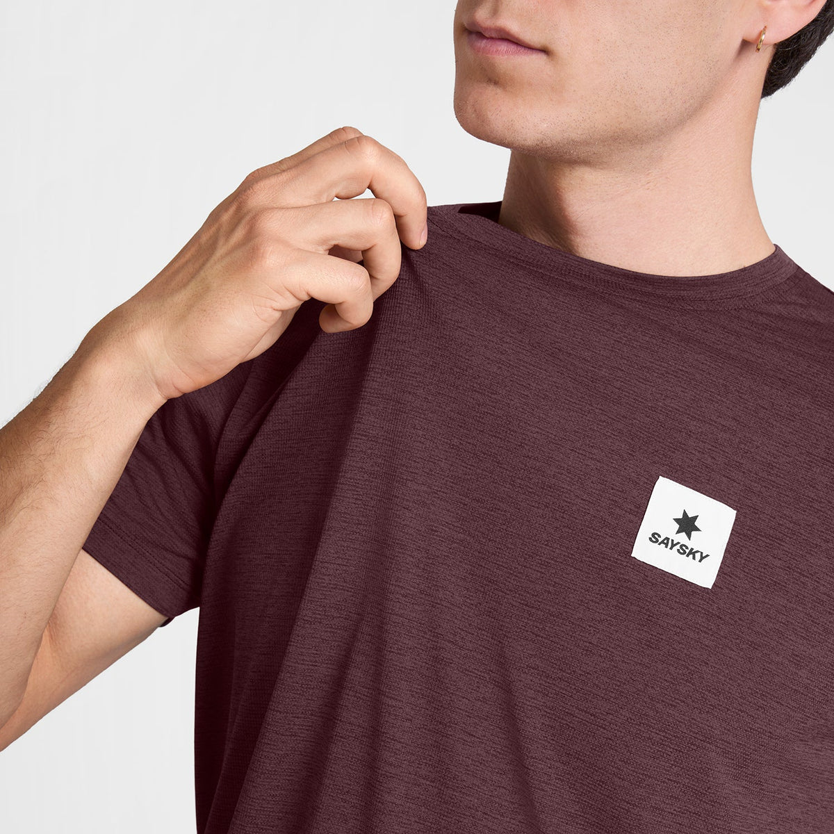 ランニングTシャツ SM25004c5011 Clean Combat Pro T-shirt - Burgundy [メンズ]