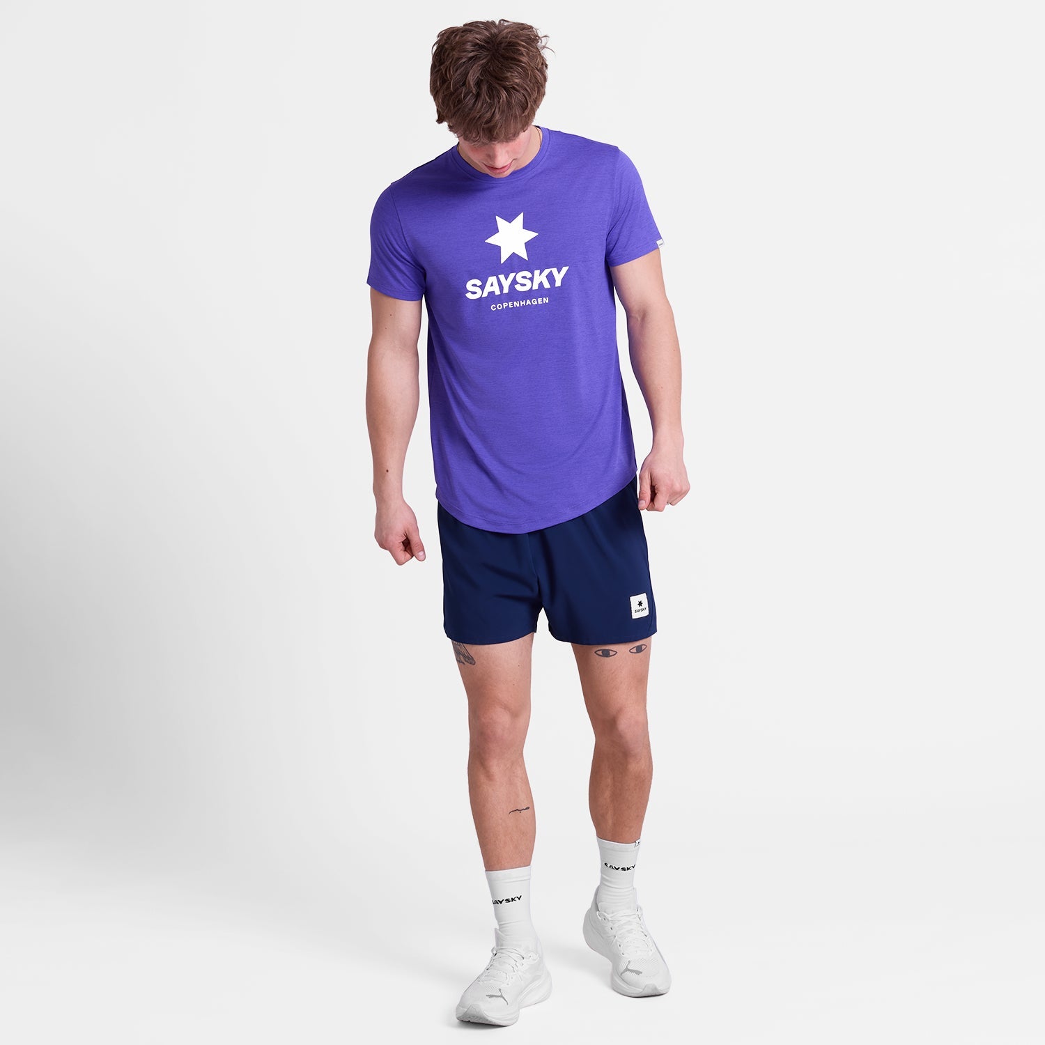 □ 公式 □ SAYSKY/セイスカイ ランニングTシャツ SM25005c7012 Logo