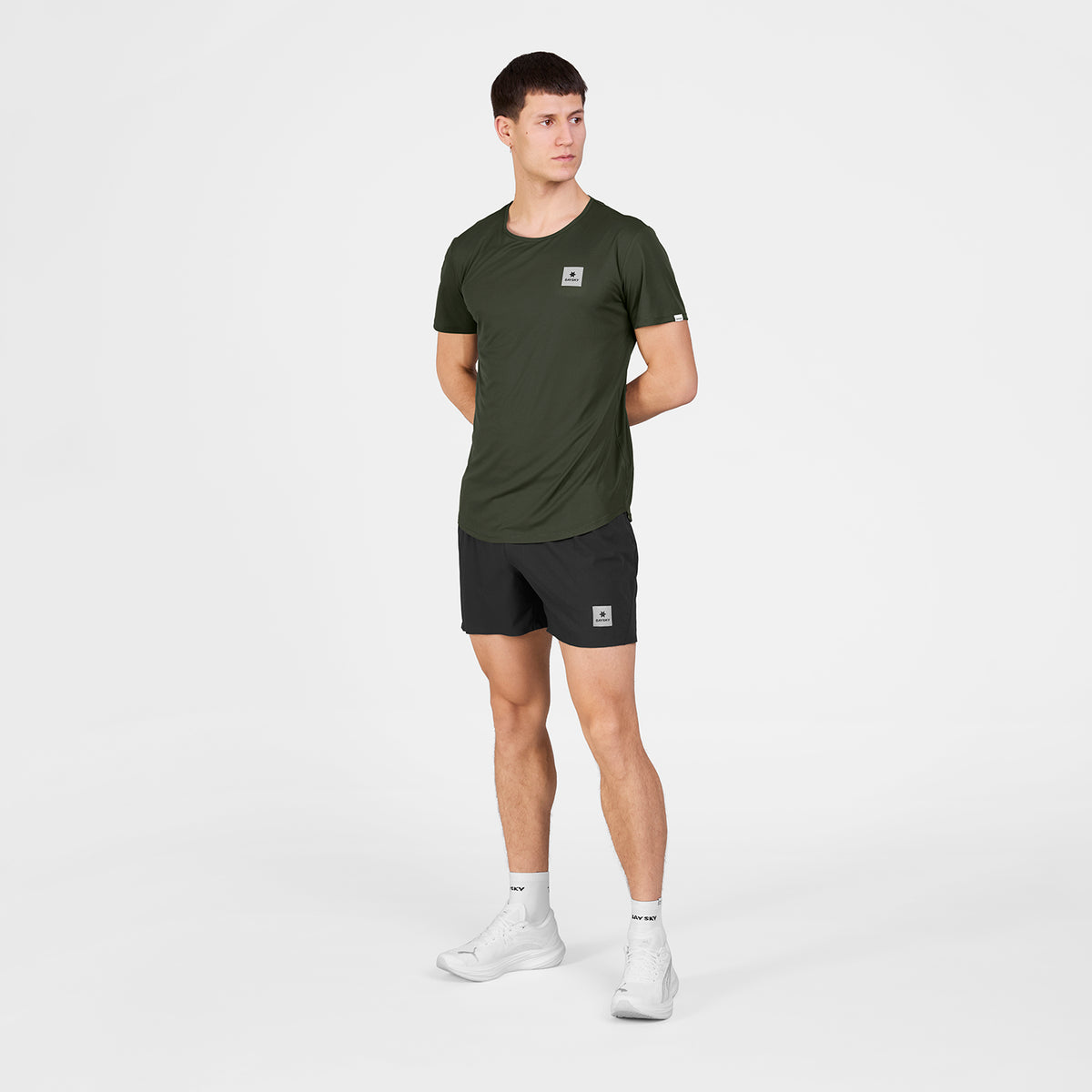 ランニングTシャツ SM25010c301 Clean Flow T-shirt - Green [メンズ]