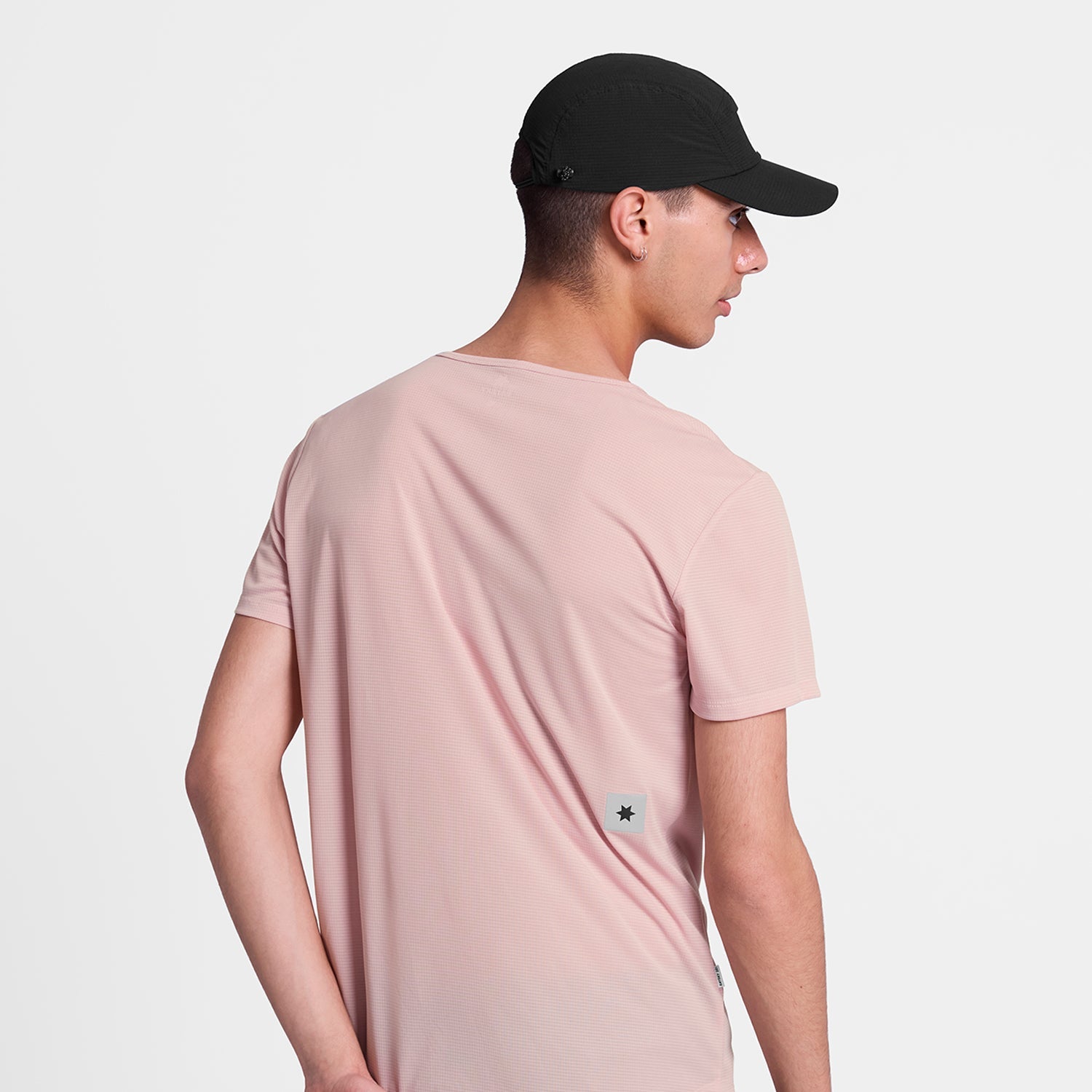 ランニングTシャツ SM25011c1069 Reactive Flow T-shirt - Pinklogo [メンズ]