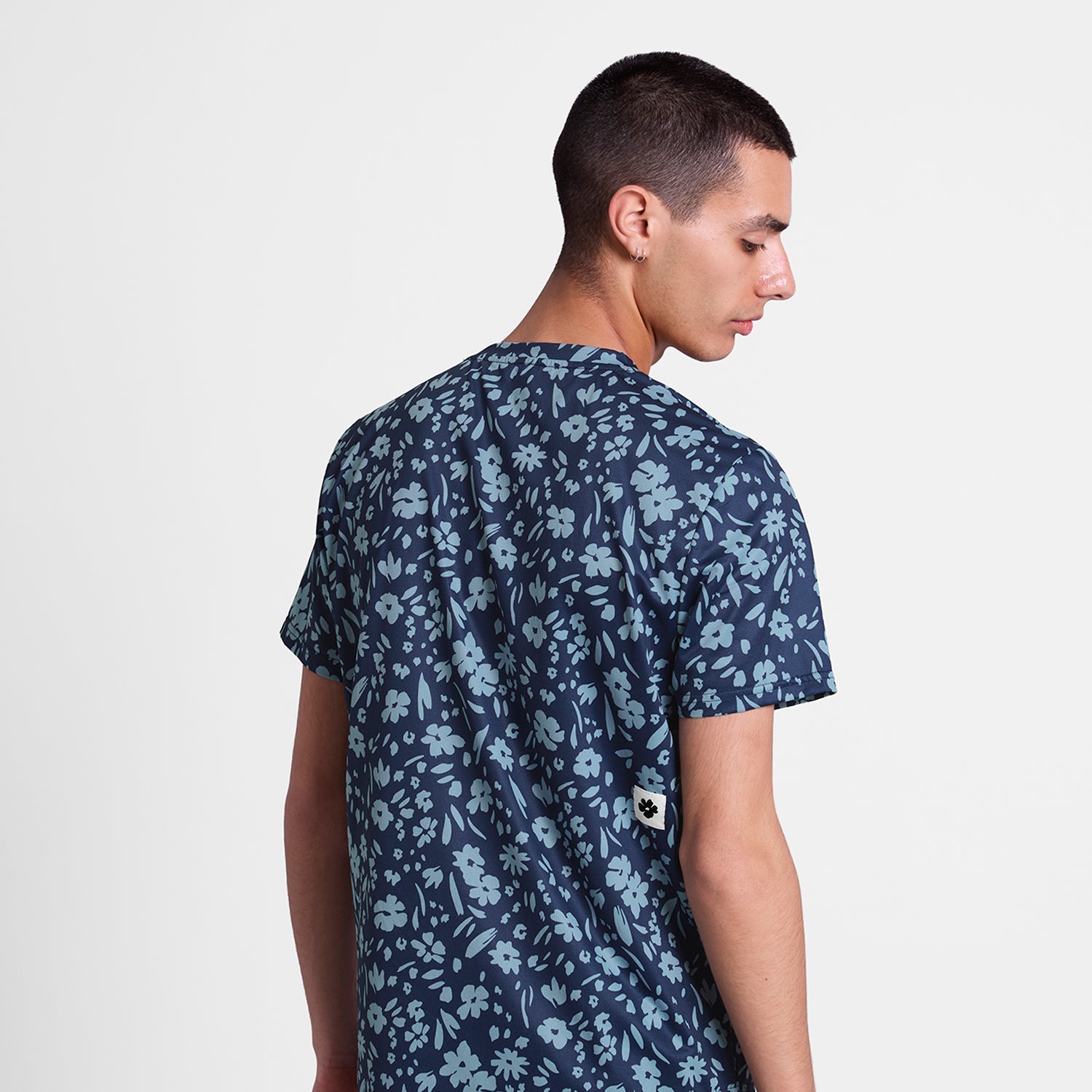 ランニングTシャツ SM25012c1065 Flower Combat T-shirt - Blueflower [メンズ]