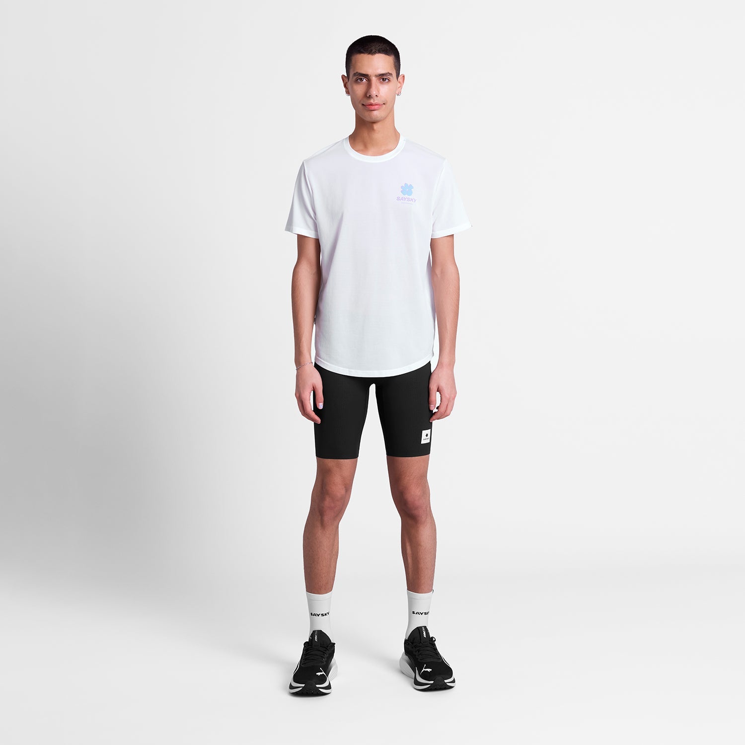 ランニングTシャツ SM25014c101 Flower Combat T-shirt - White [メンズ]