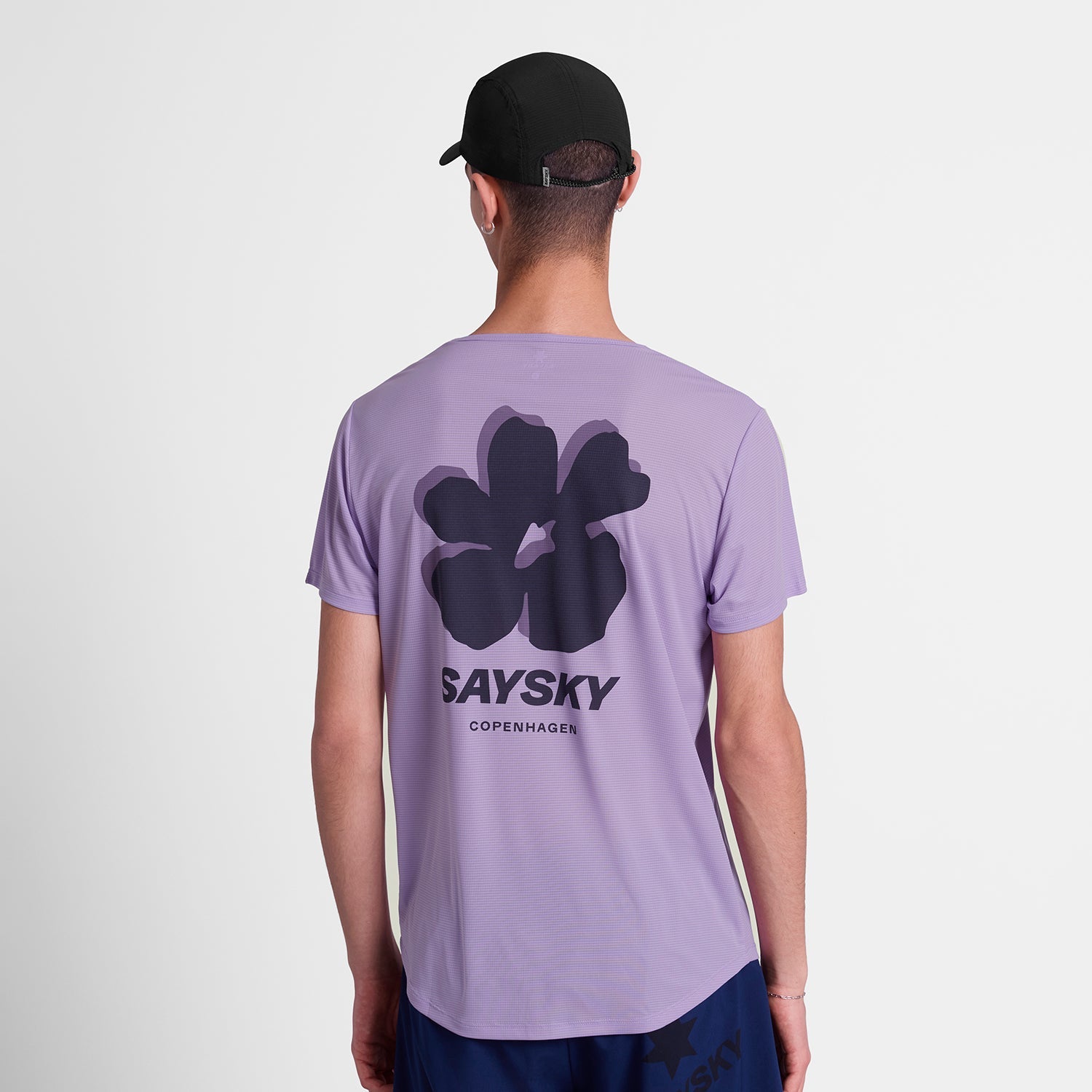 ランニングTシャツ SM25019c716 Flower Flow T-shirt - Purple [メンズ]