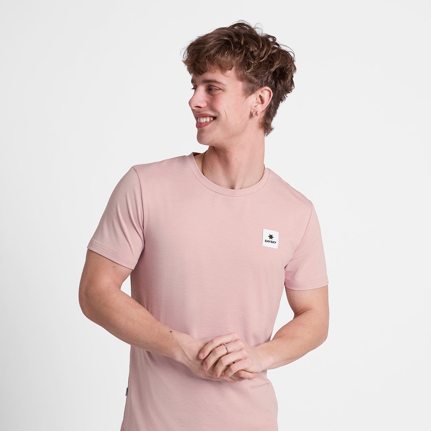 ランニングTシャツ SM25021c5009 Statement Pace T-shirt - Pink [メンズ]